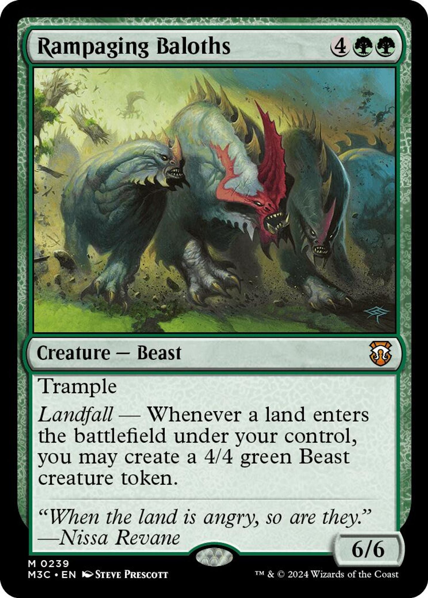 Rampaging Baloths (Ripple Foil)