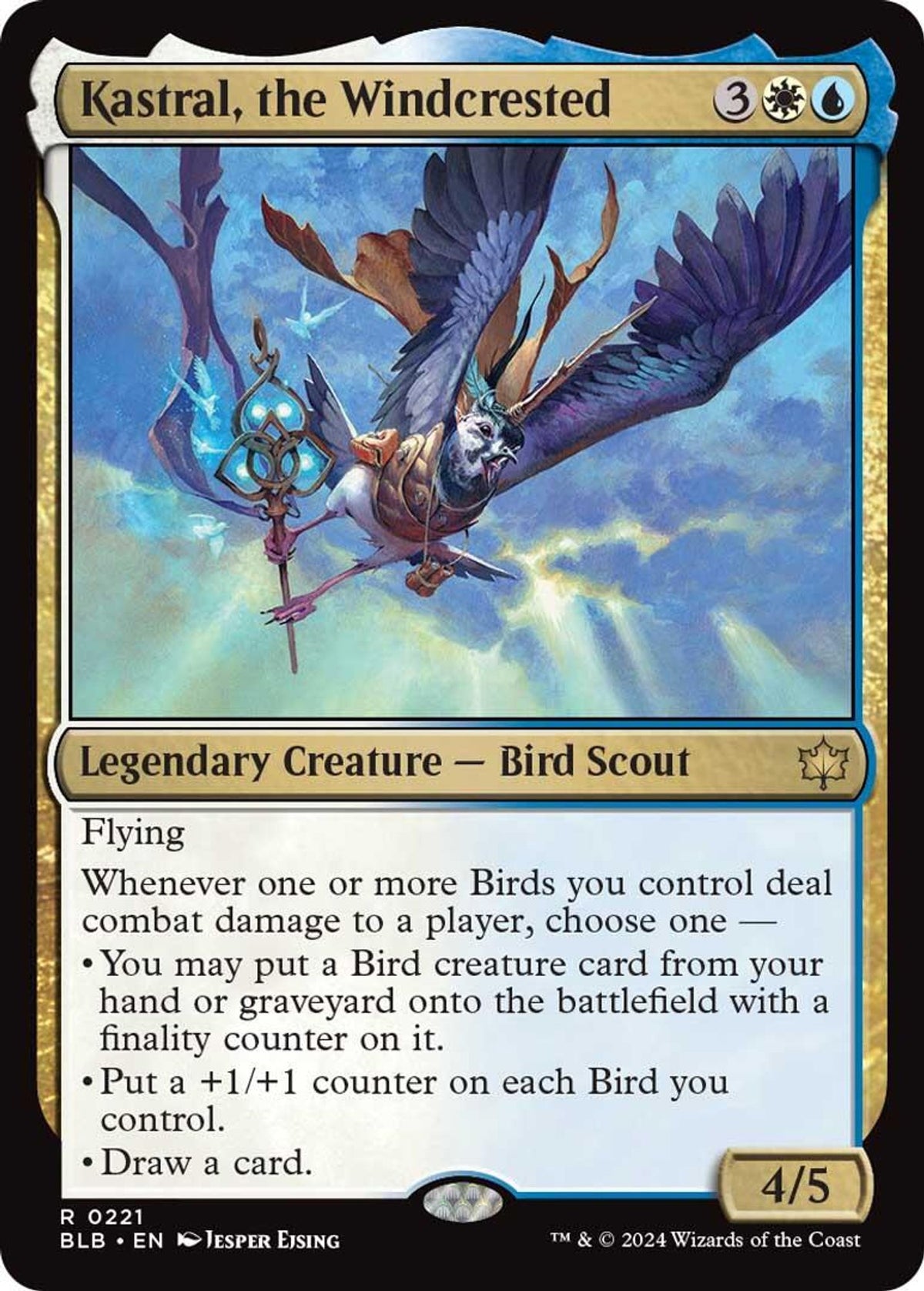 Kastral, the Windcrested - Bloomburrow