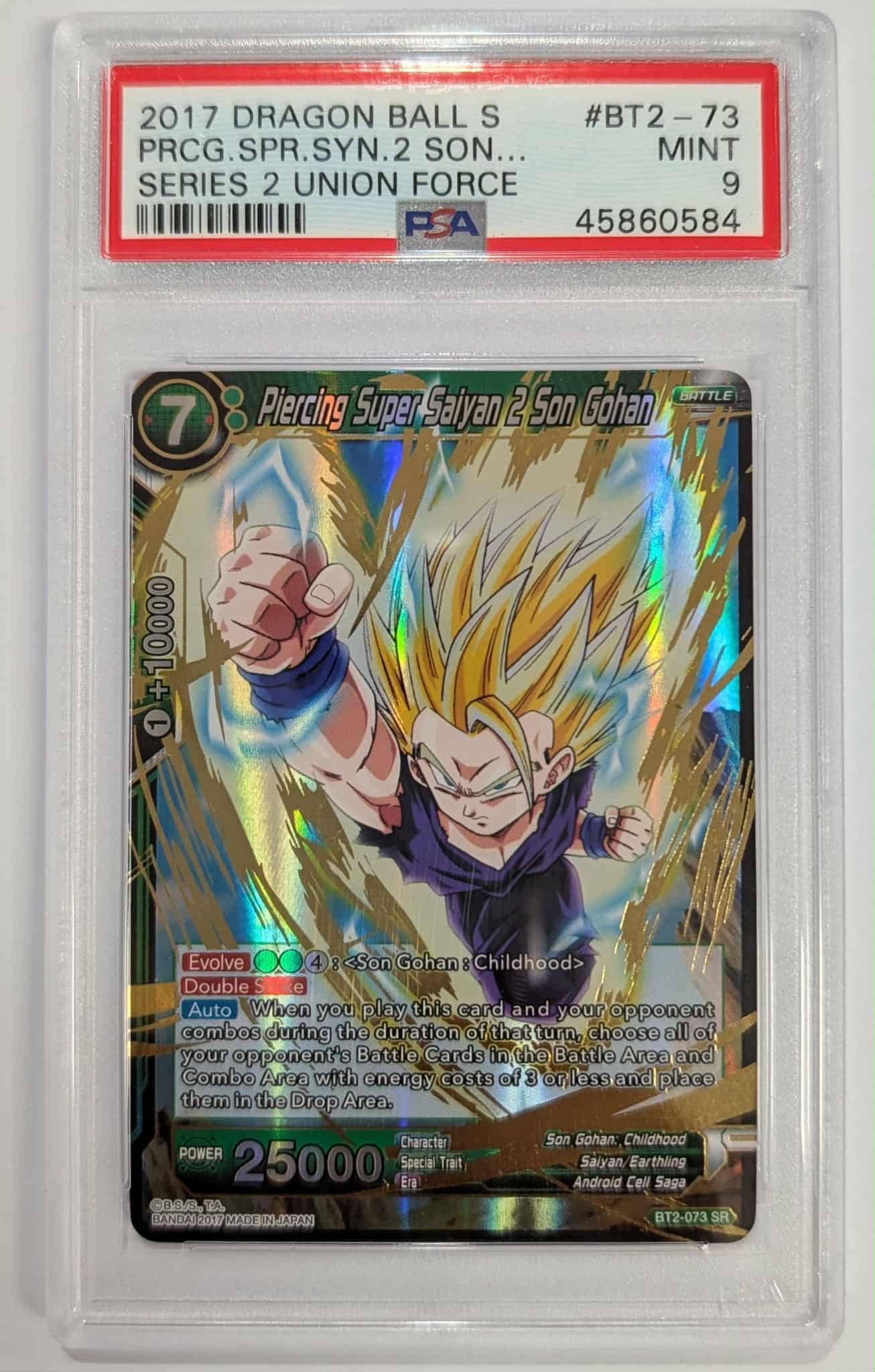 2017 Dragon Ball Super Card Game Prcg.Spr.Syn.2 Son Gohan Series 2 Union Force Bt2-073 Ser.2 Union Force