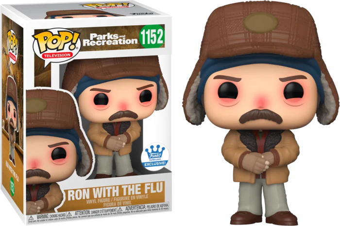 Parks and Recreation - Ron with the Flu Pop Vinyl #1152