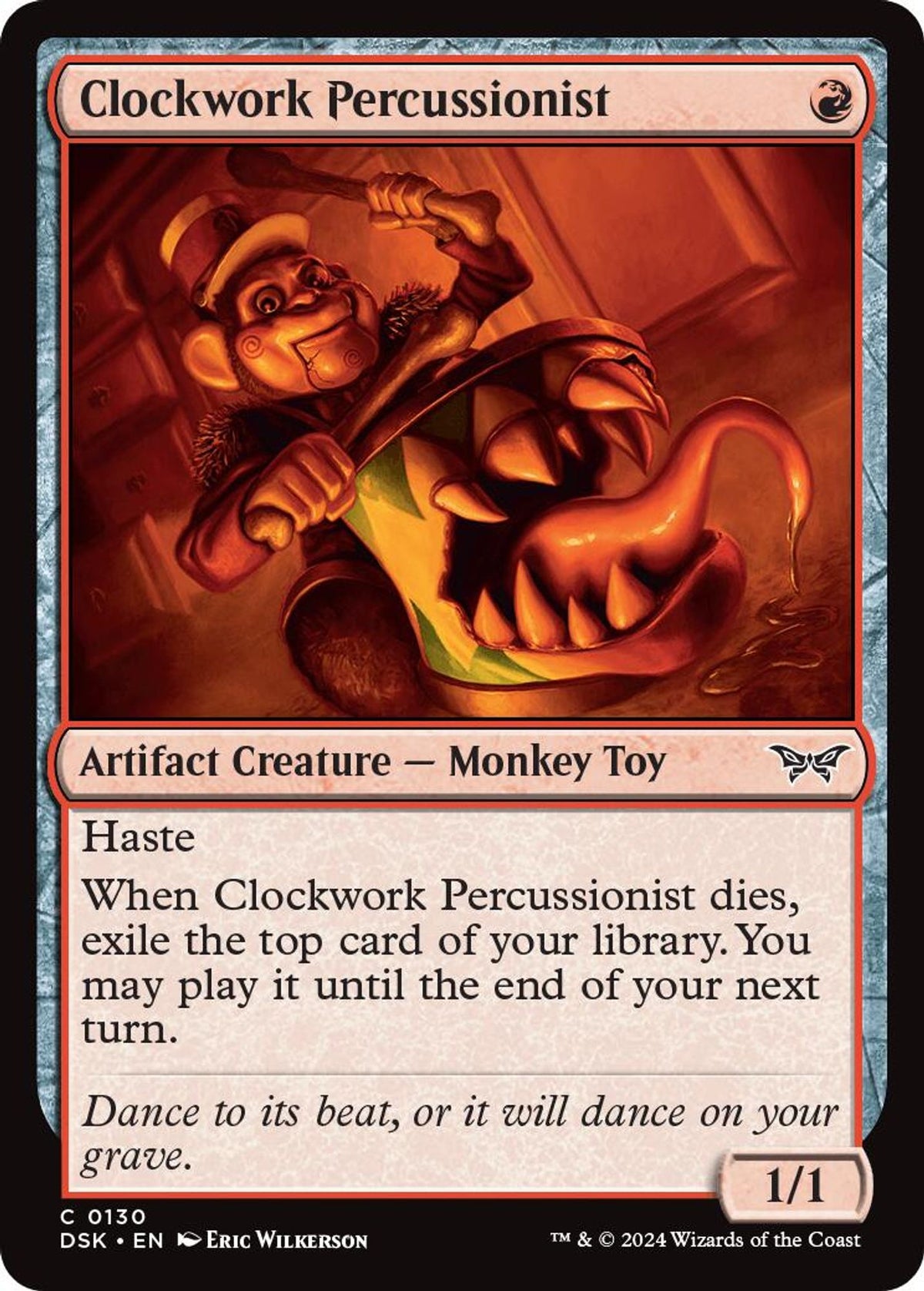 Clockwork Percussionist (0130) - Duskmourn: House of Horror