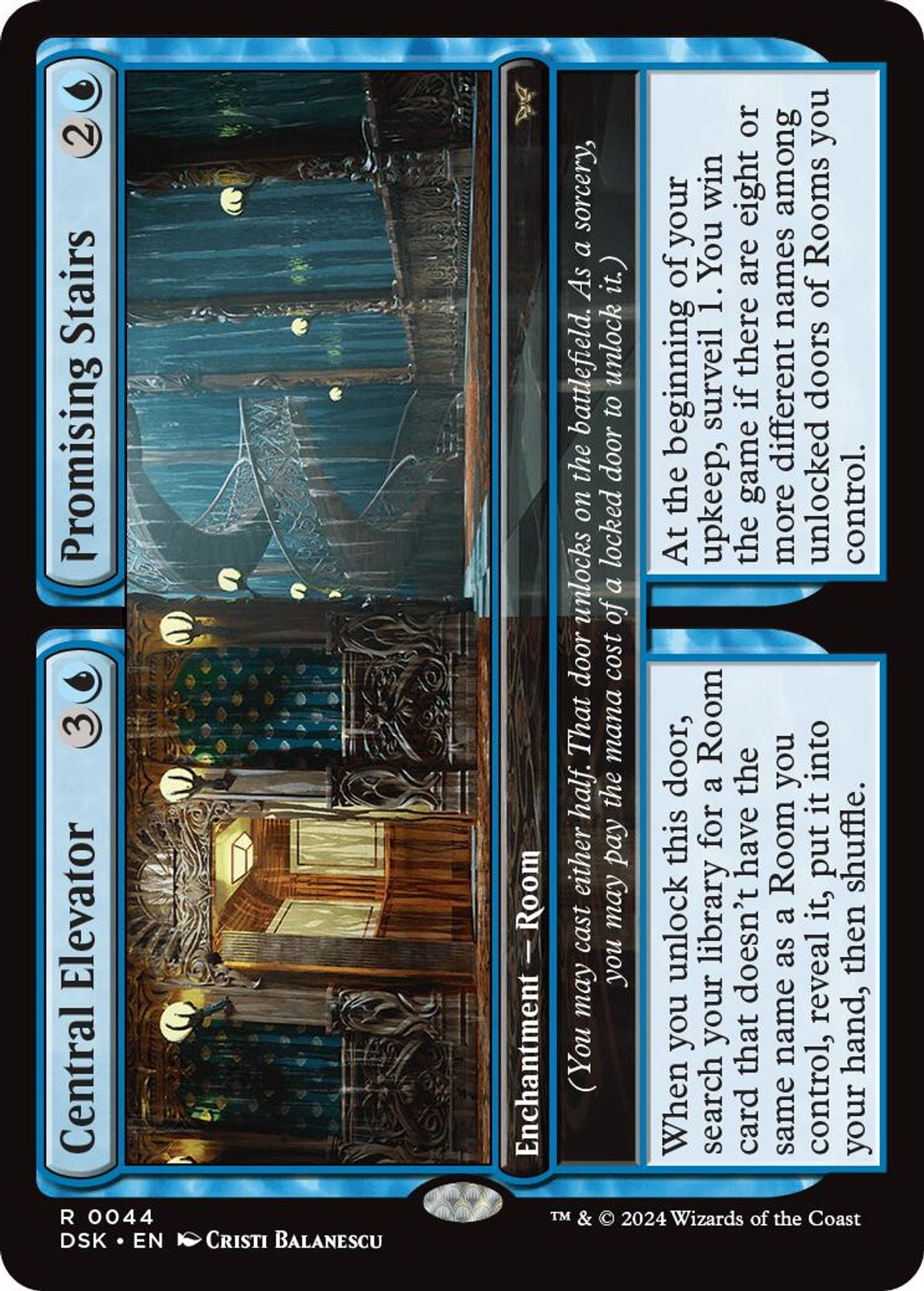 Central Elevator // Promising Stairs - Duskmourn: House of Horror