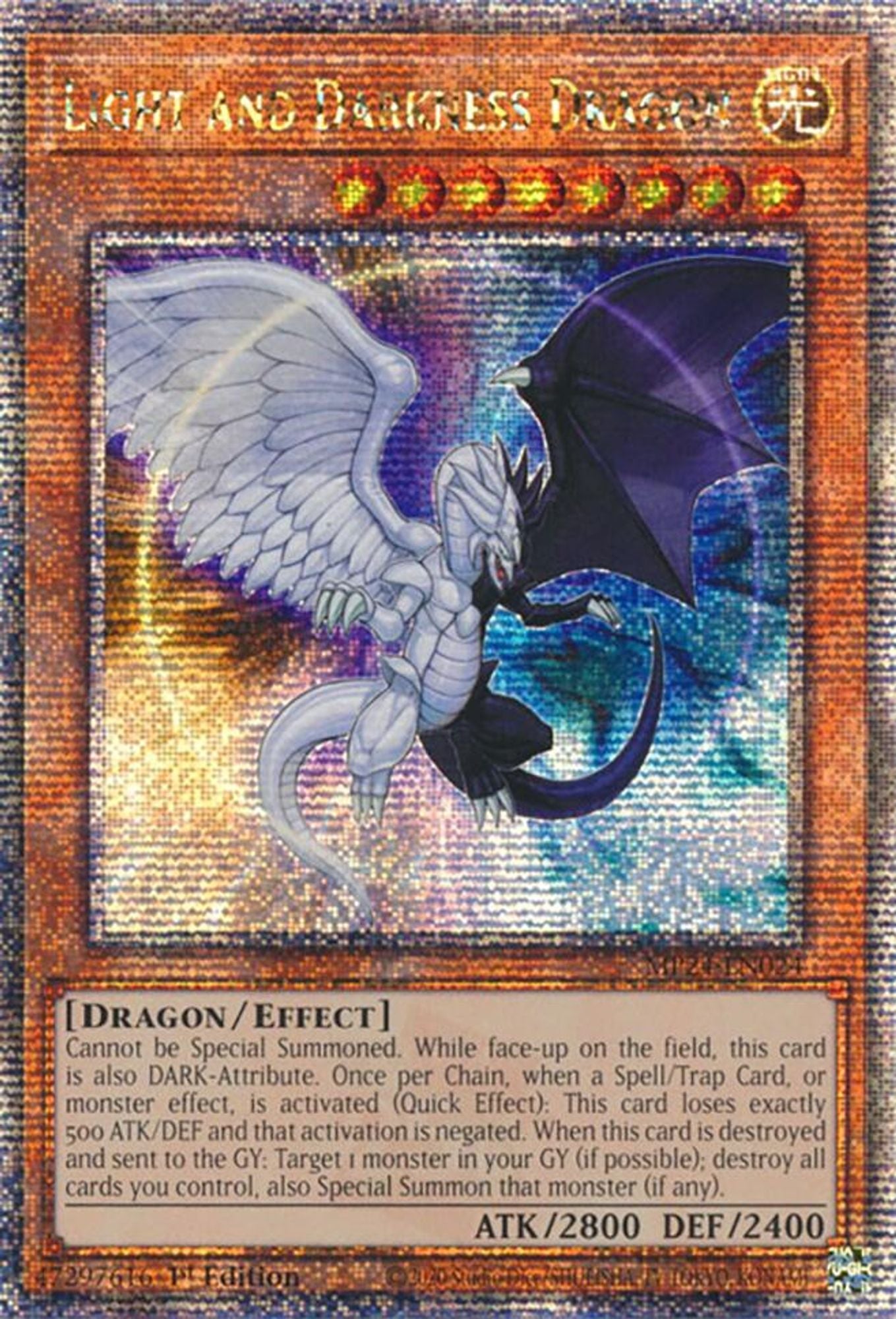 Light and Darkness Dragon (Quarter Century Secret Rare)