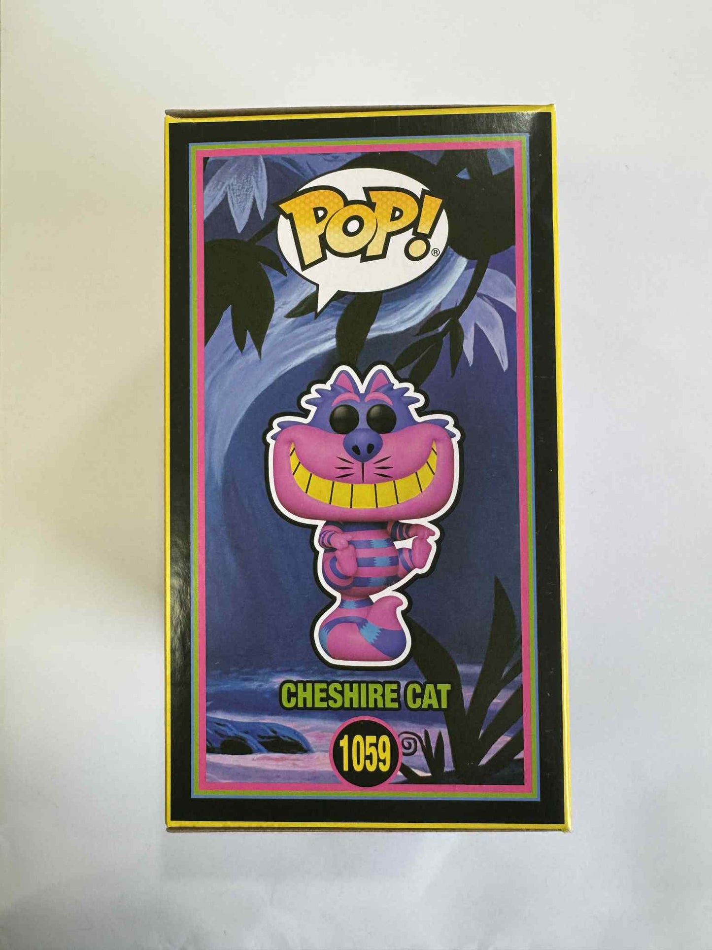 Alice In Wonderland - Cheshire Cat Black Light Funko Exclusive Stickered Pop! Vinyl #1059