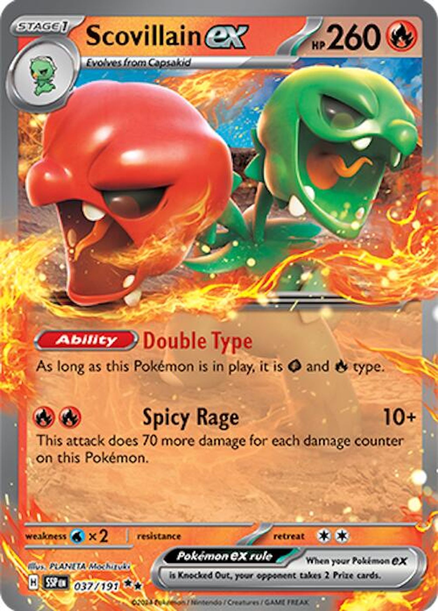 Scovillain ex - 037/191 - SV08: Surging Sparks