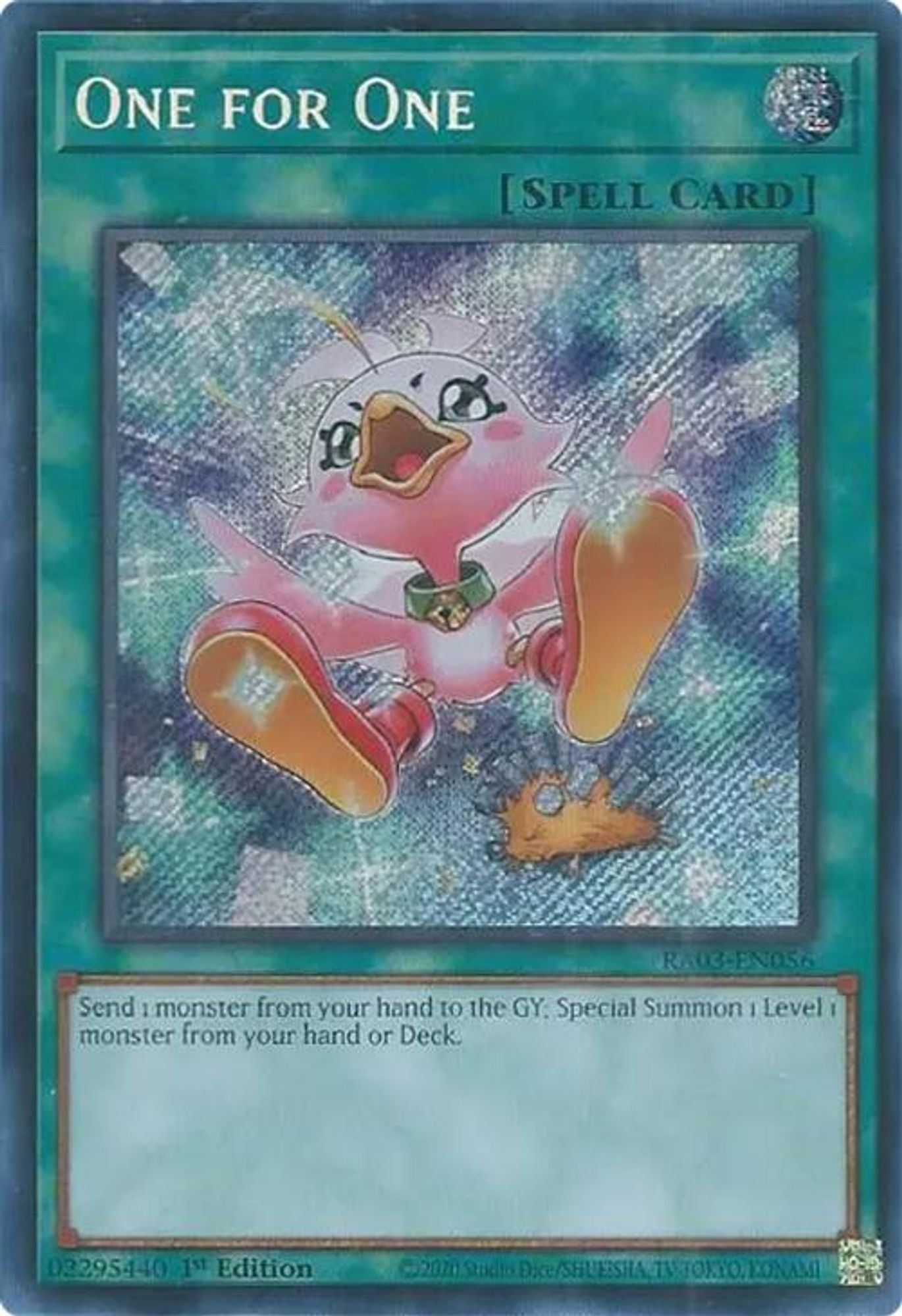 One for One (Alternate Art) (Secret Rare)