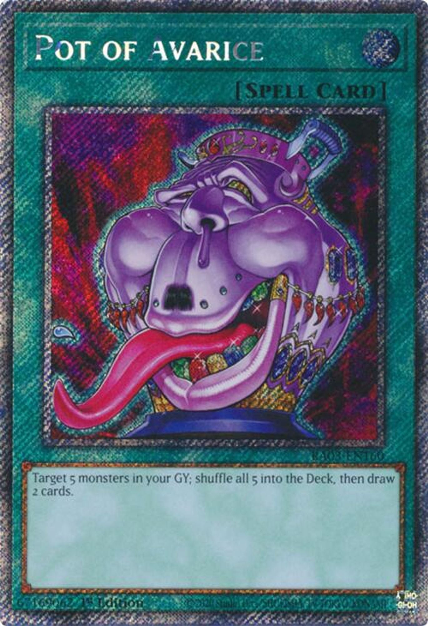 Pot of Avarice (Platinum Secret Rare)