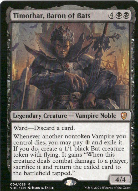 Timothar, Baron of Bats - Commander: Innistrad: Crimson Vow