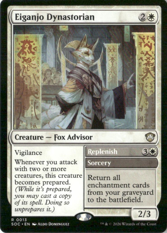 Eiganjo Dynastorian - Commander: Secrets of Strixhaven