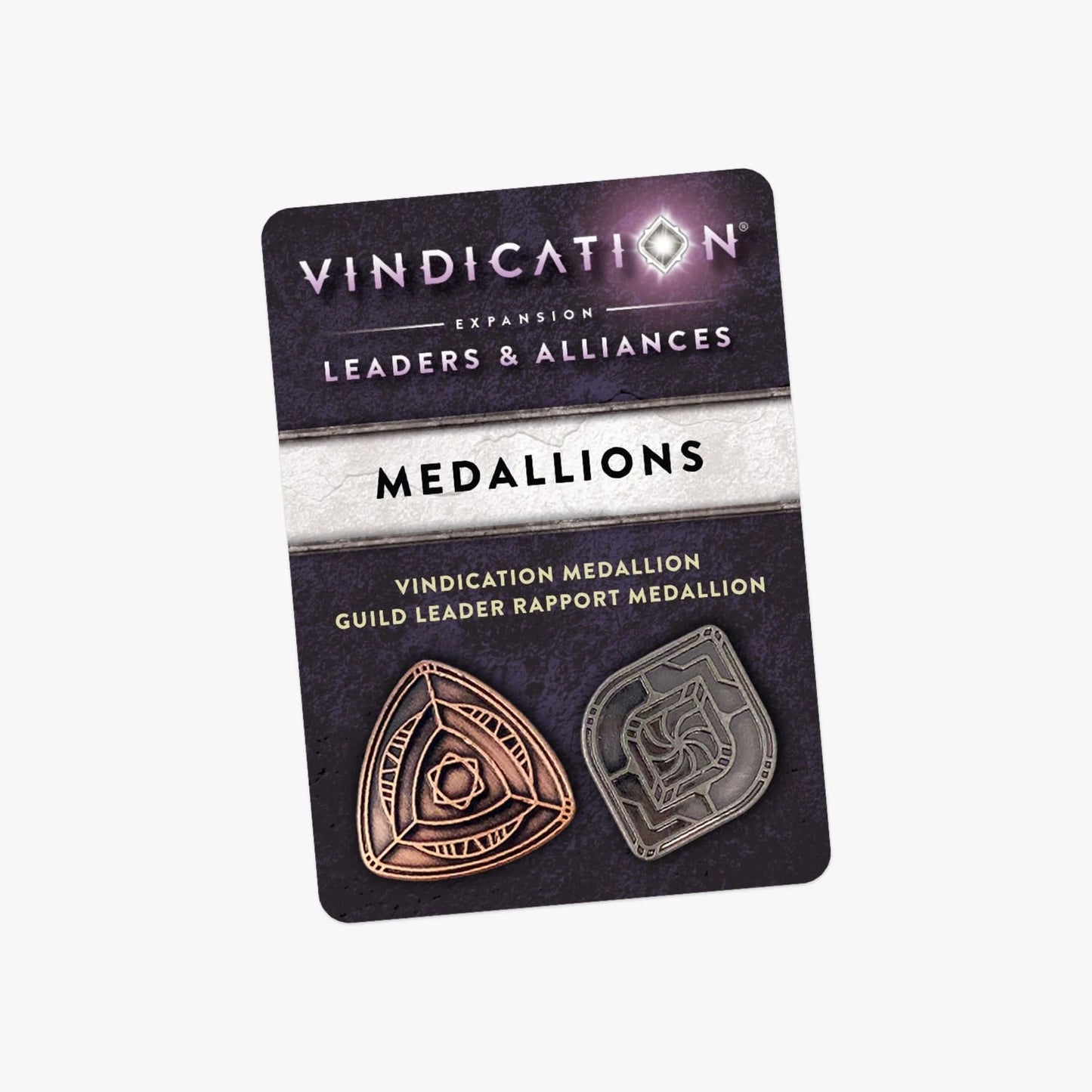 Vindication Metal Threshold Medallions