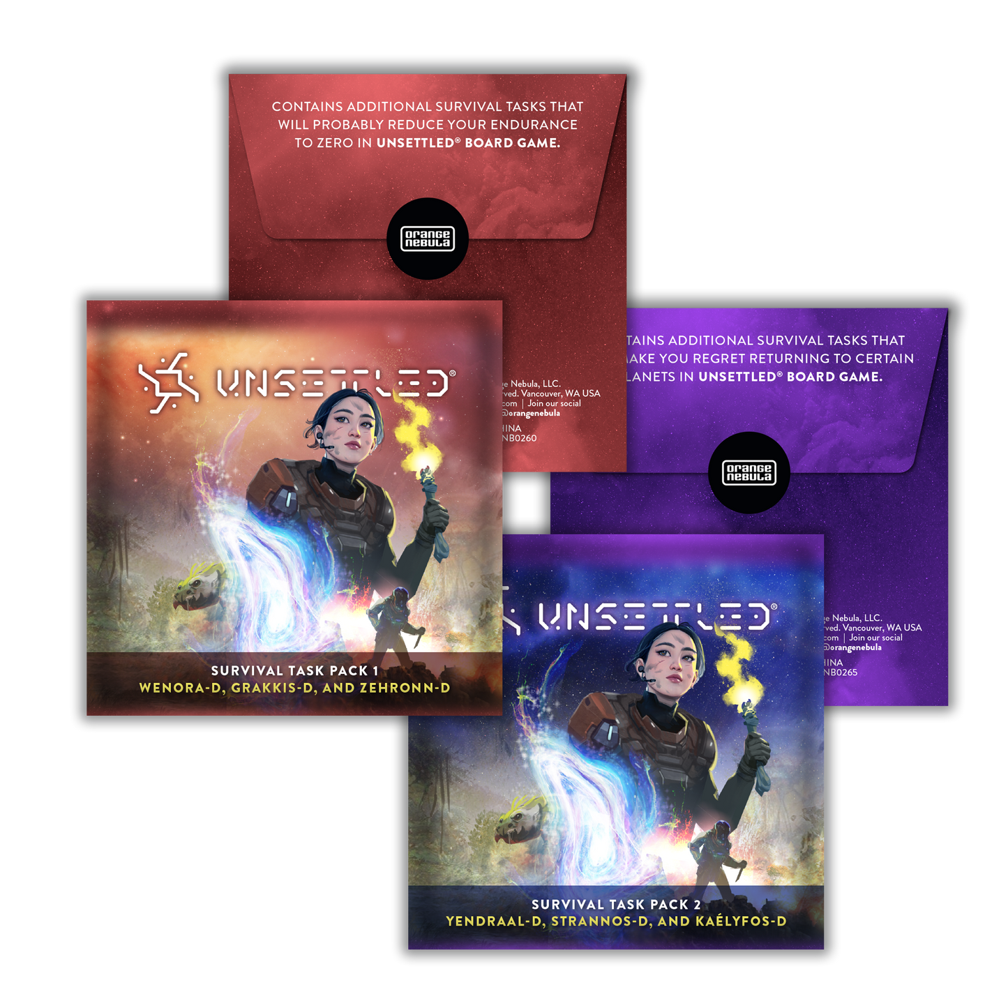 Unsettled Survival Task Pack 1 (Wenora D Grakkis D Zehronn D)