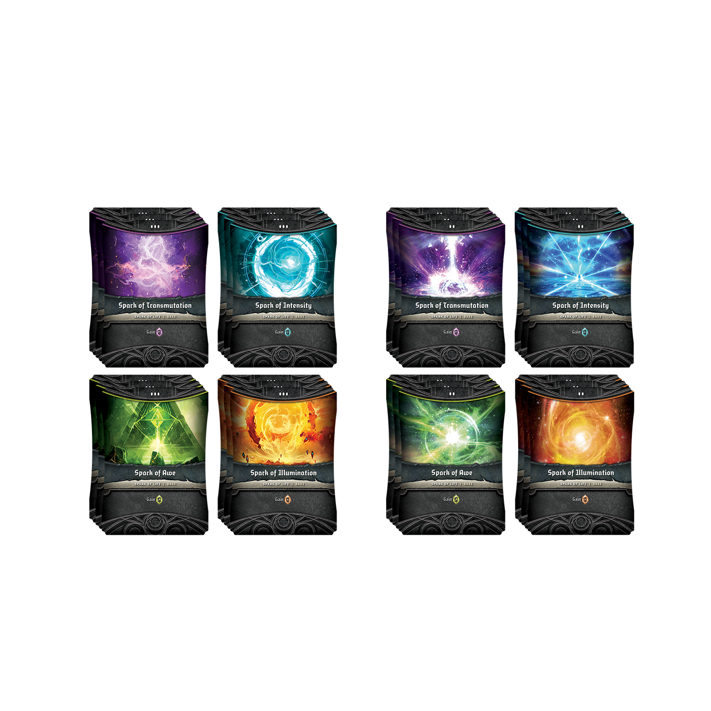 Spirit Fire Foil Alternate-Art 72-Card Spark Deck