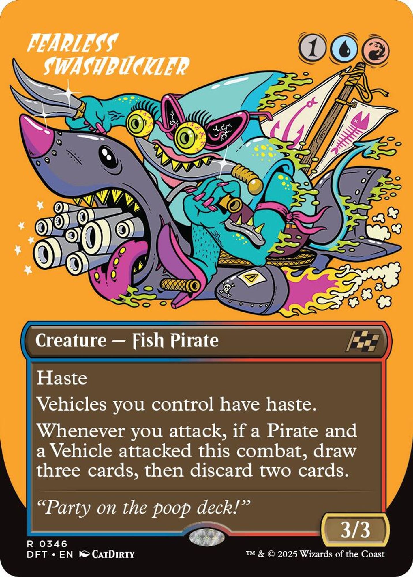 Fearless Swashbuckler (Borderless)