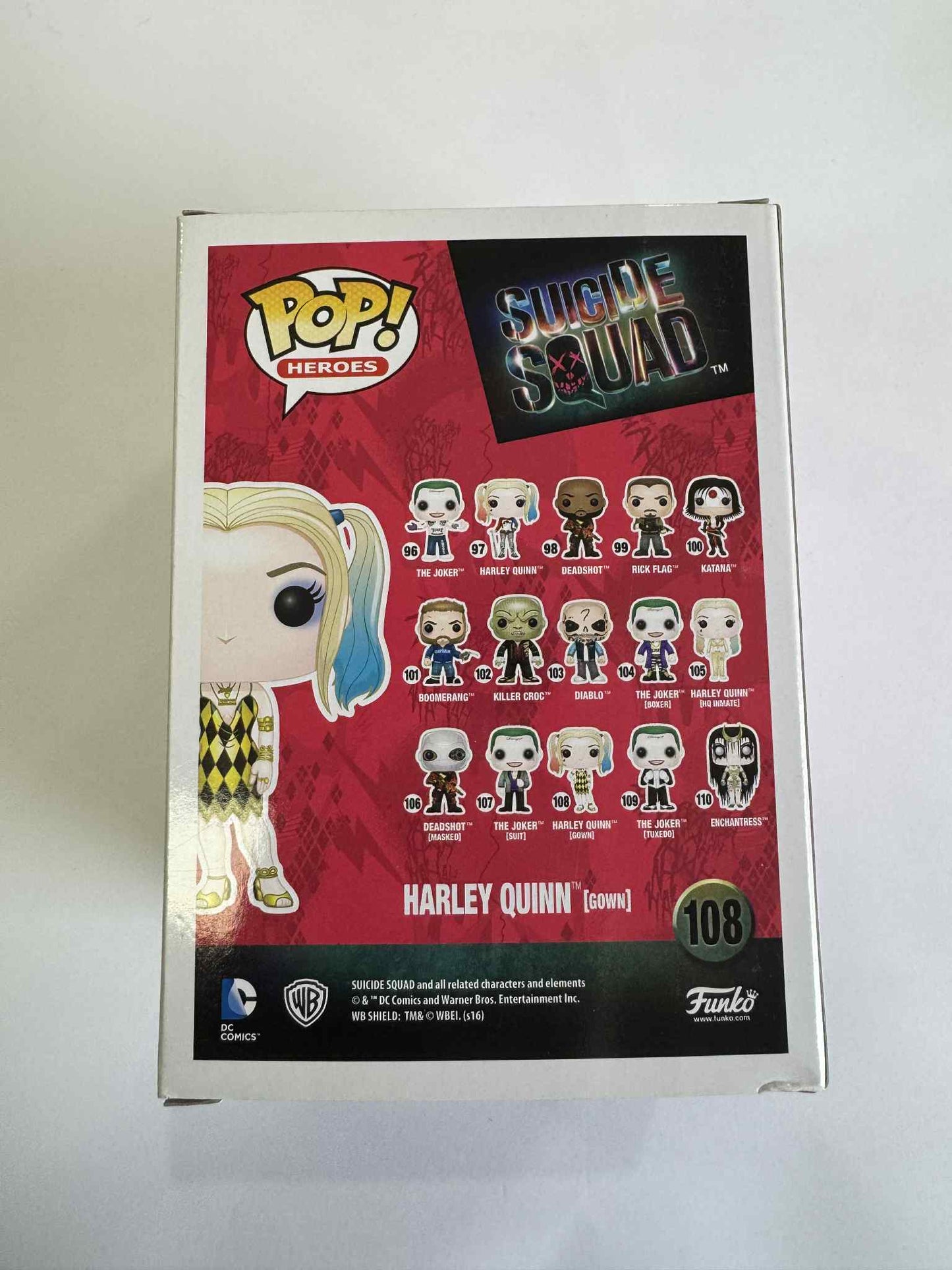 Suicide Squad - Harley Quinn (Gown) Pop! Vinyl #108