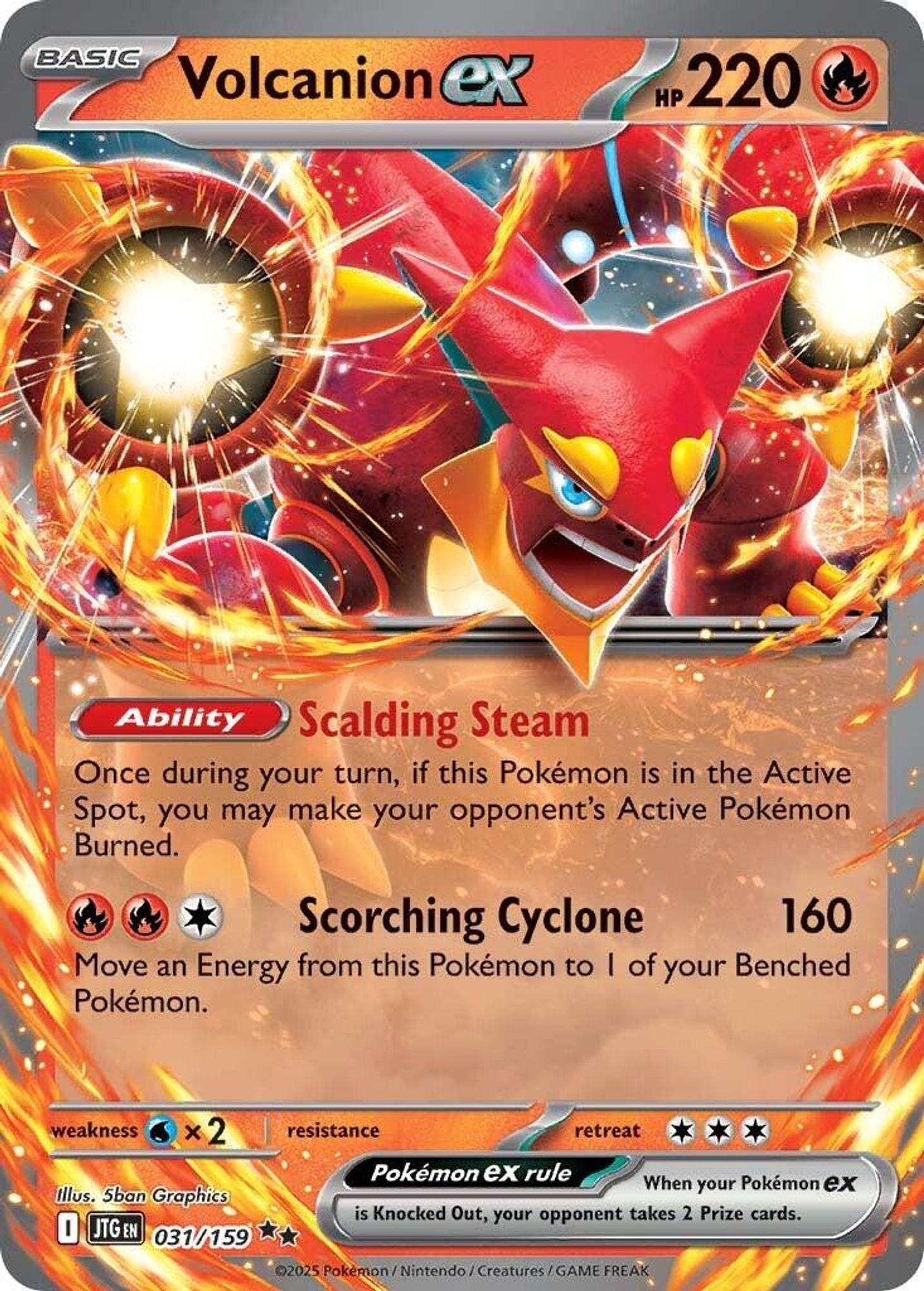 Volcanion ex - 031/159 | Ozzie Collectables Volcanion ex - 031/159 | Ozzie Collectables
