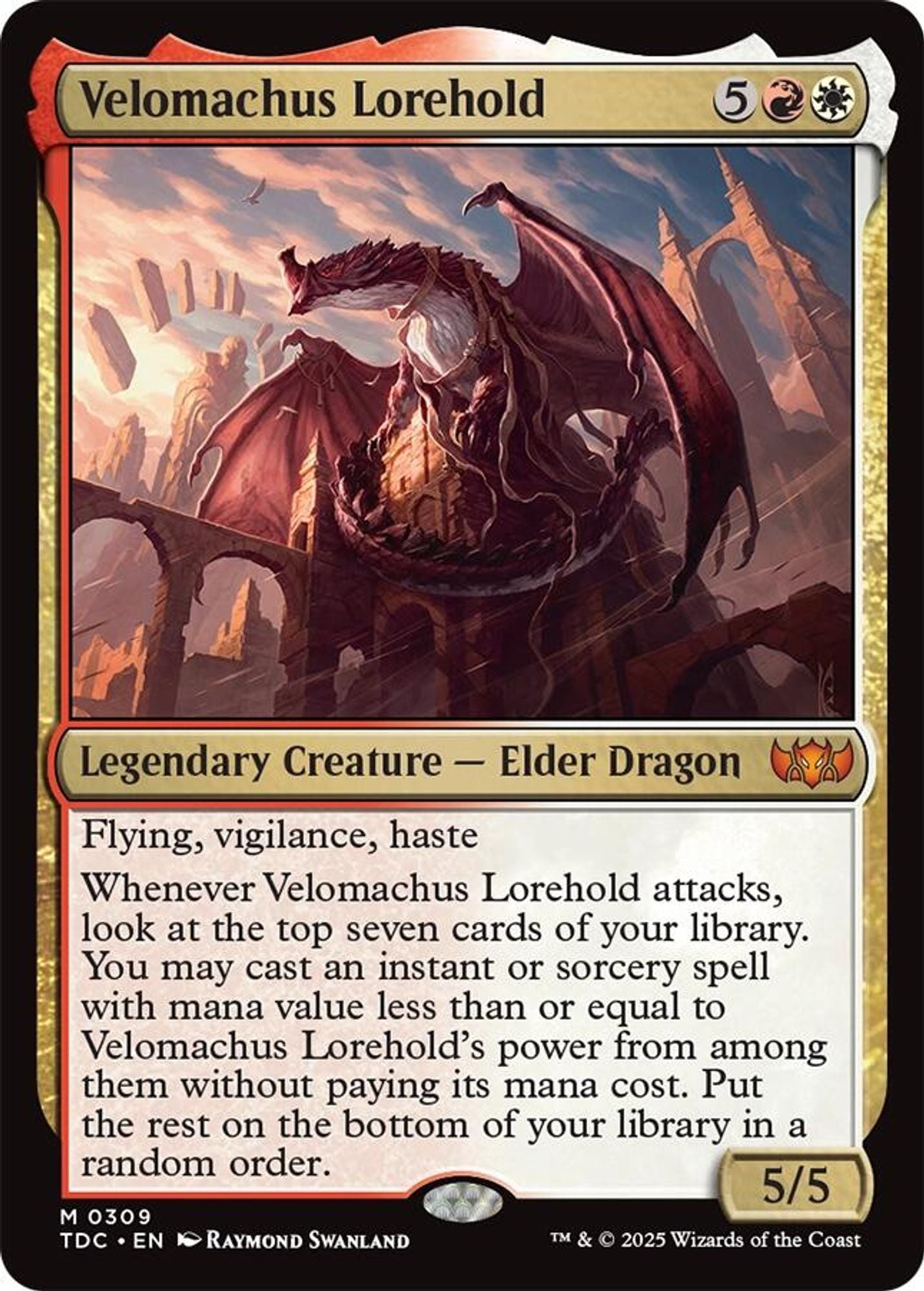 Velomachus Lorehold - Commander: Tarkir: Dragonstorm