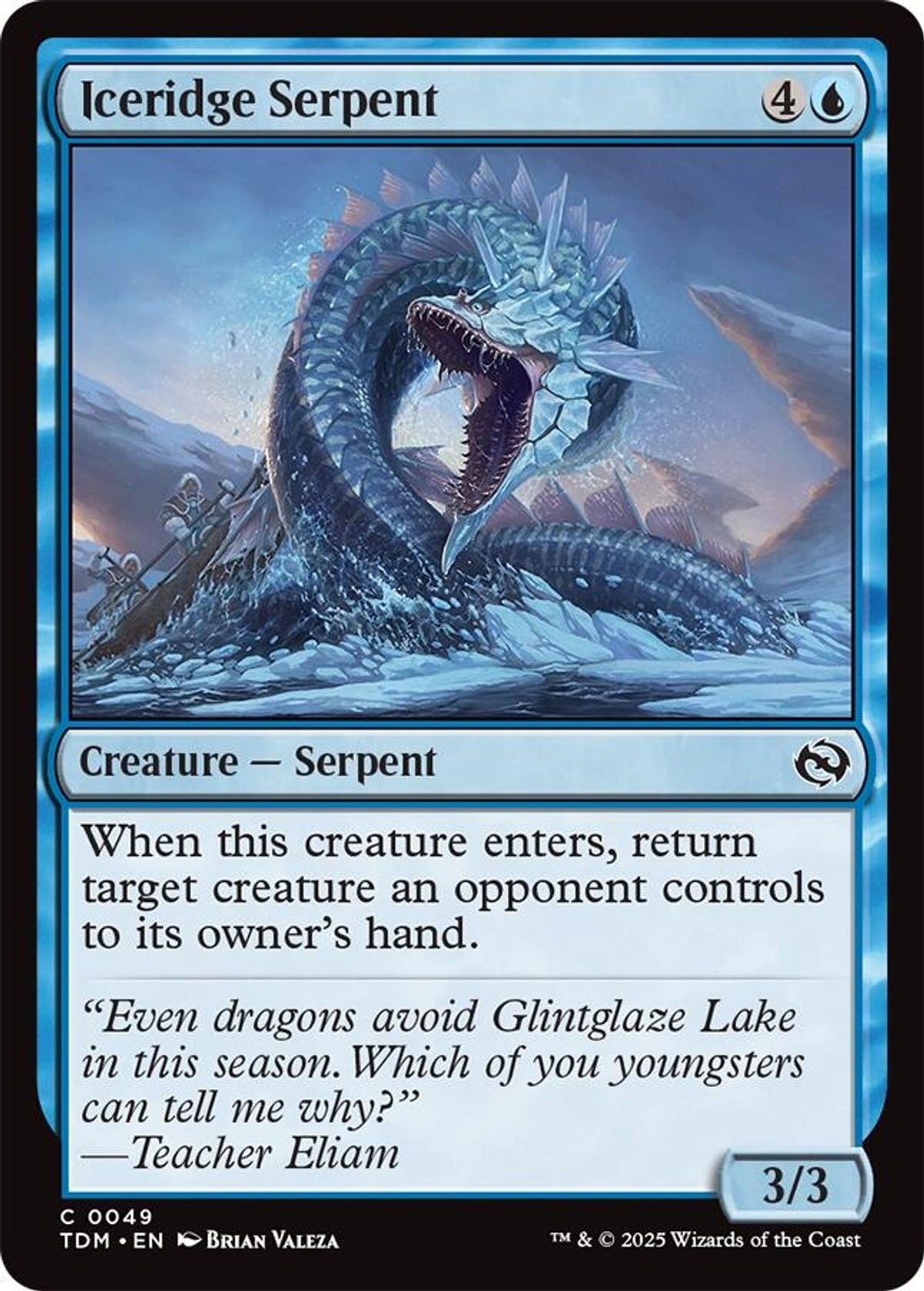 Iceridge Serpent - Tarkir: Dragonstorm