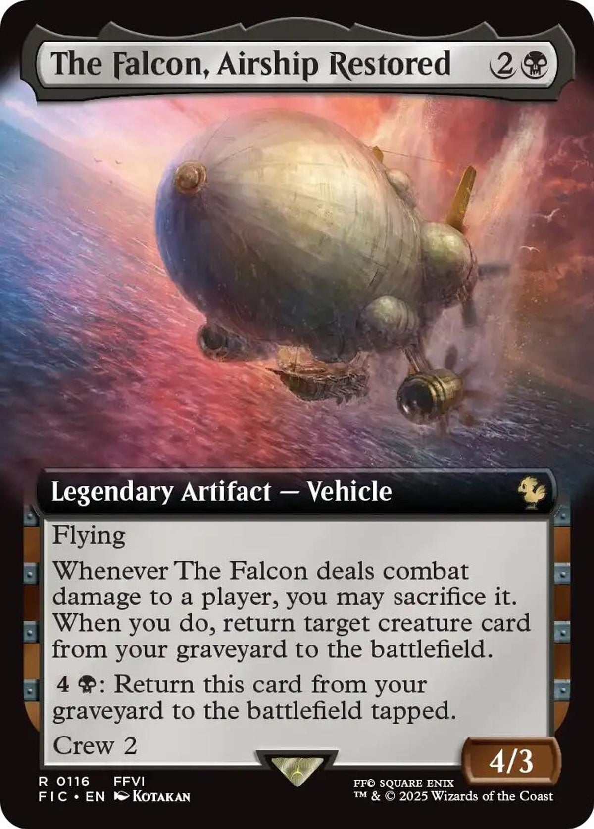 The Falcon, Airship Restored (Extended Art) - Commander: FINAL FANTASY