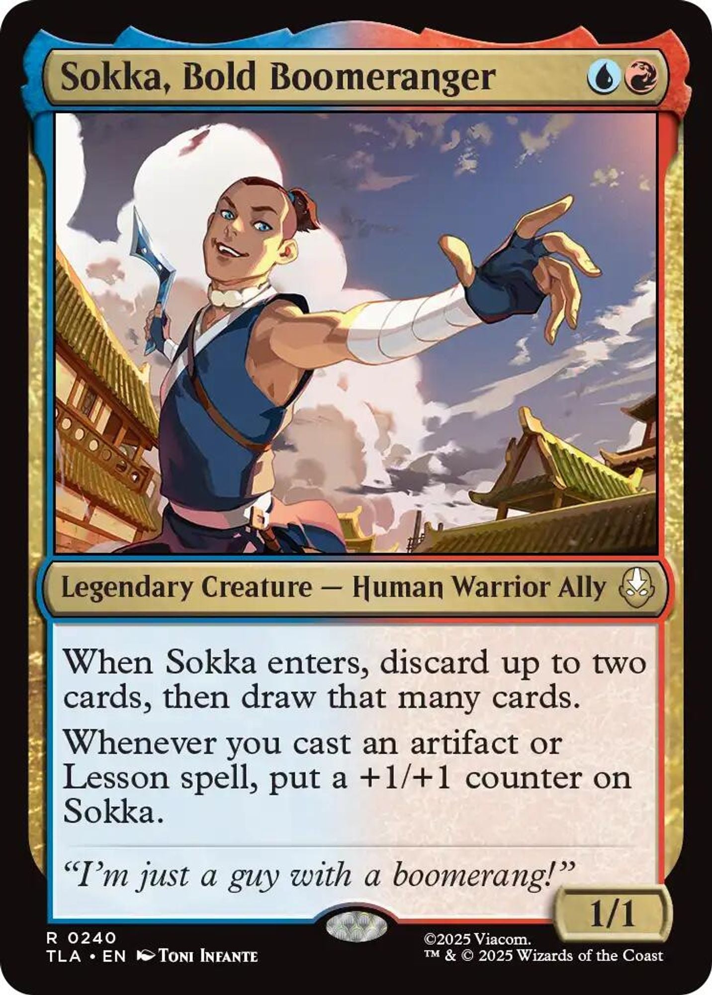 Sokka, Bold Boomeranger - Avatar: The Last Airbender