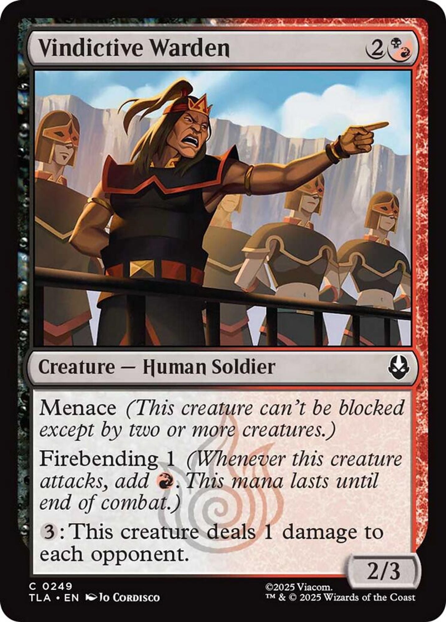 Vindictive Warden - Avatar: The Last Airbender