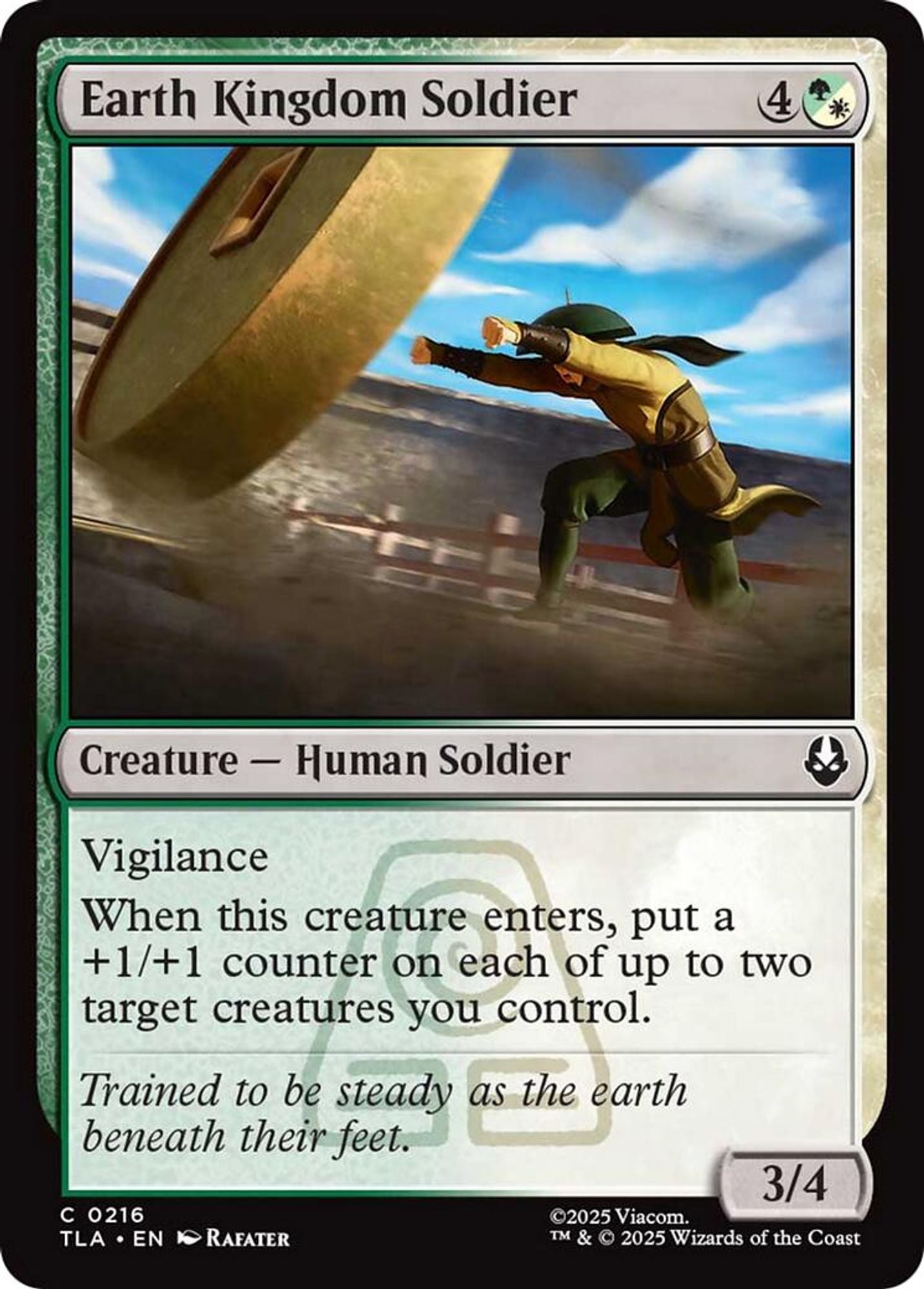 Earth Kingdom Soldier - Avatar: The Last Airbender