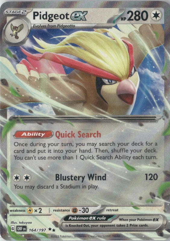 Pidgeot ex - SV03: Obsidian Flames