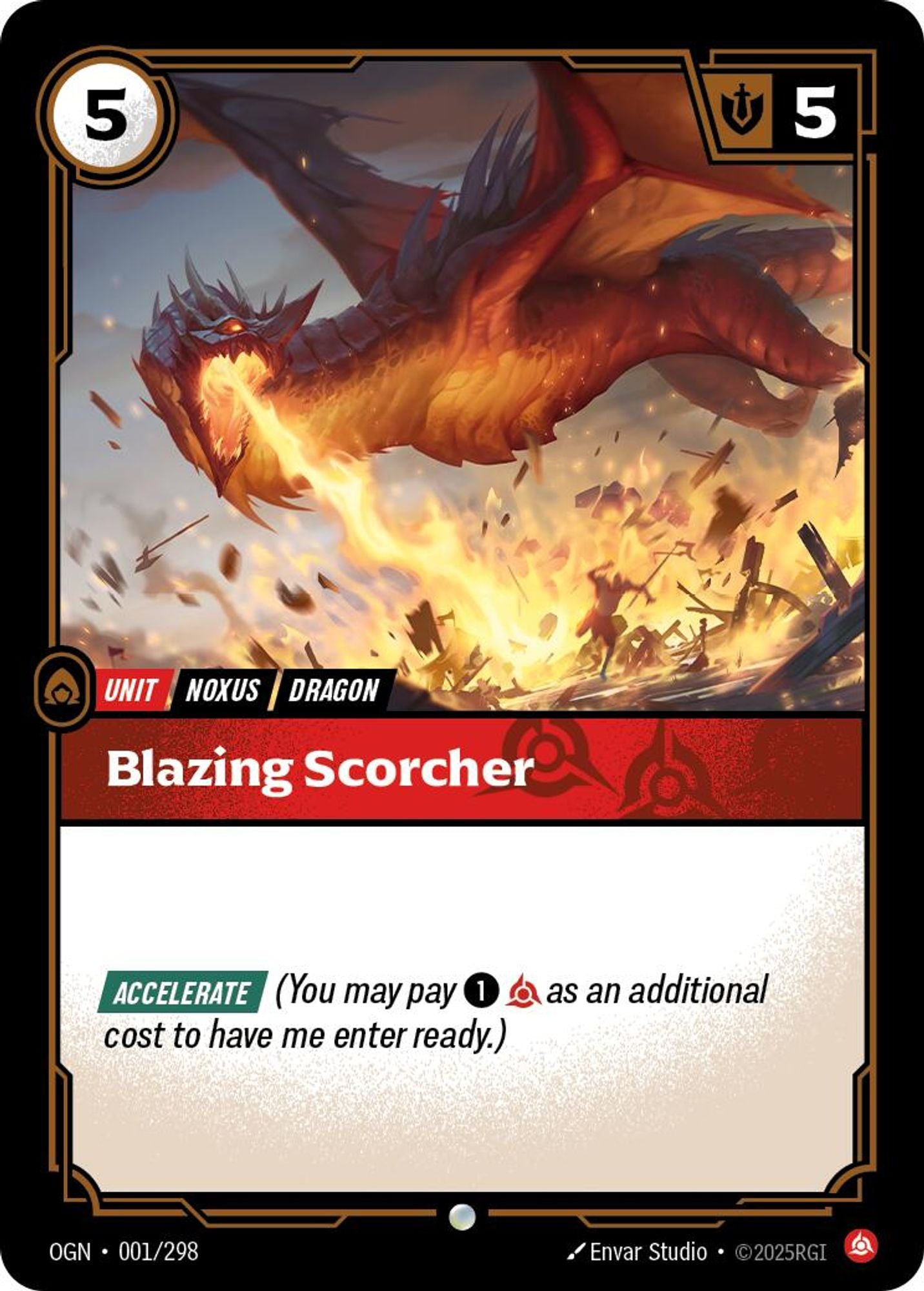 Blazing Scorcher - Origins