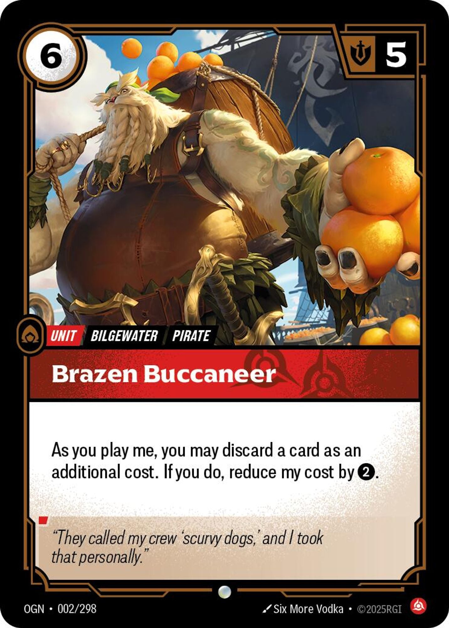 Brazen Buccaneer - Origins