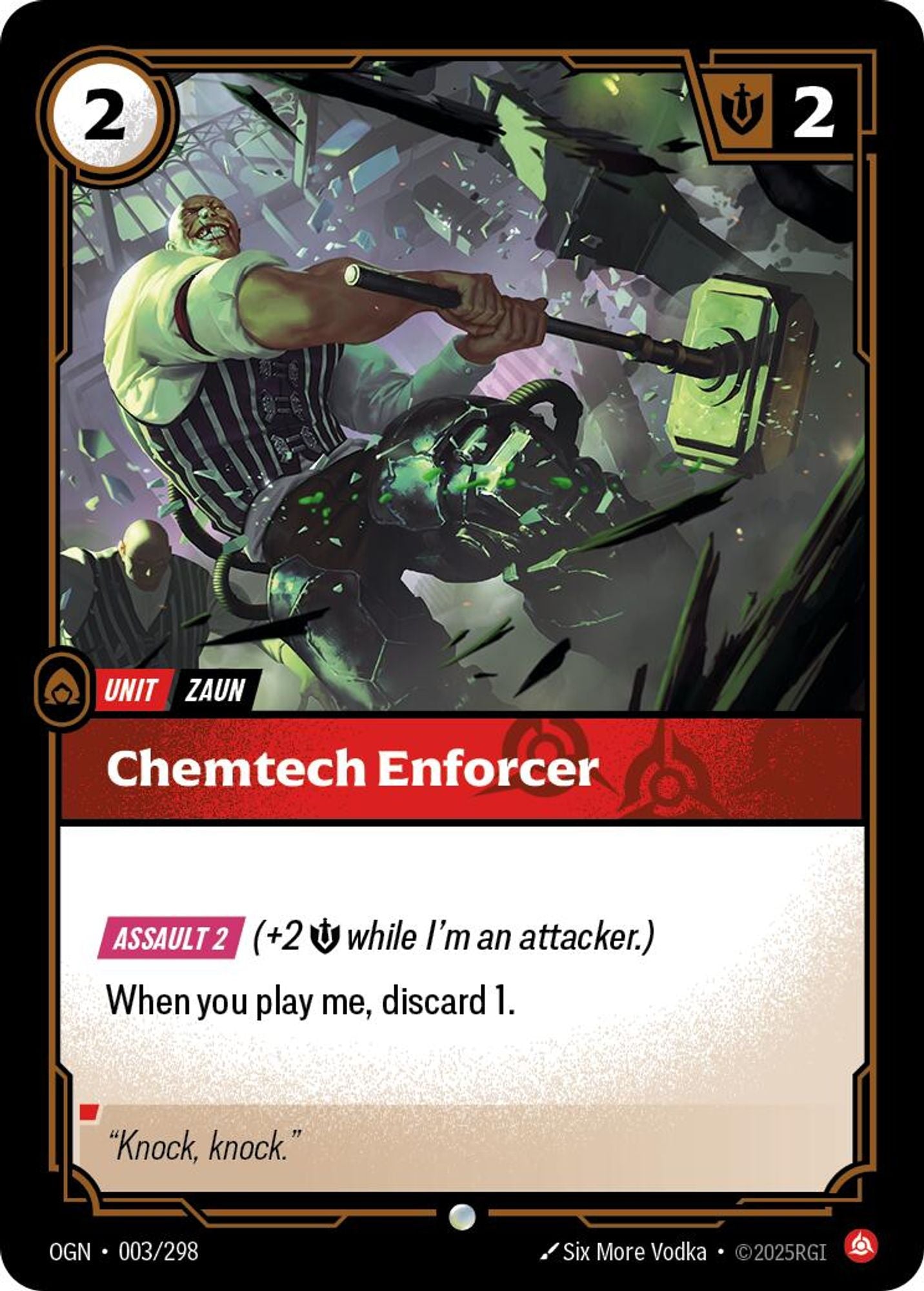Chemtech Enforcer - Origins