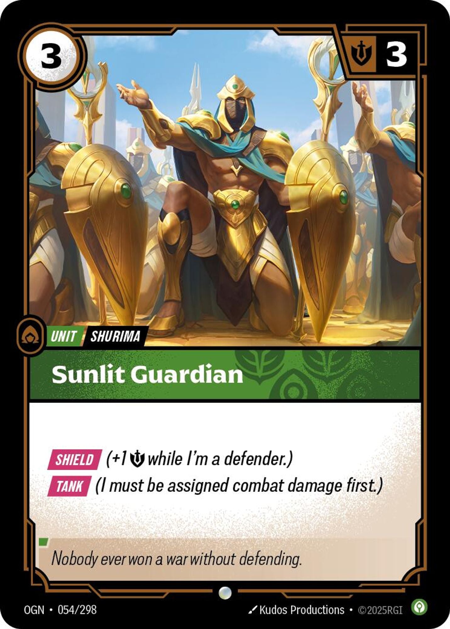 Sunlit Guardian - Origins