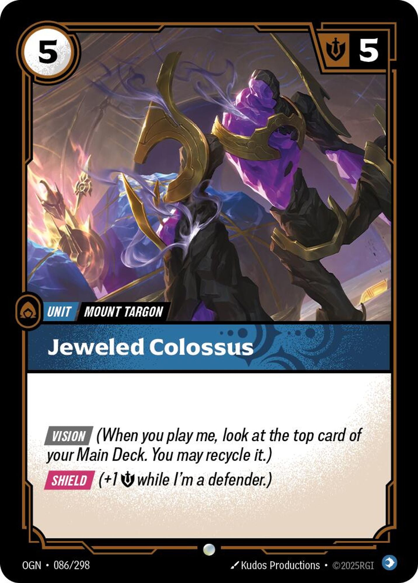 Jeweled Colossus - Origins