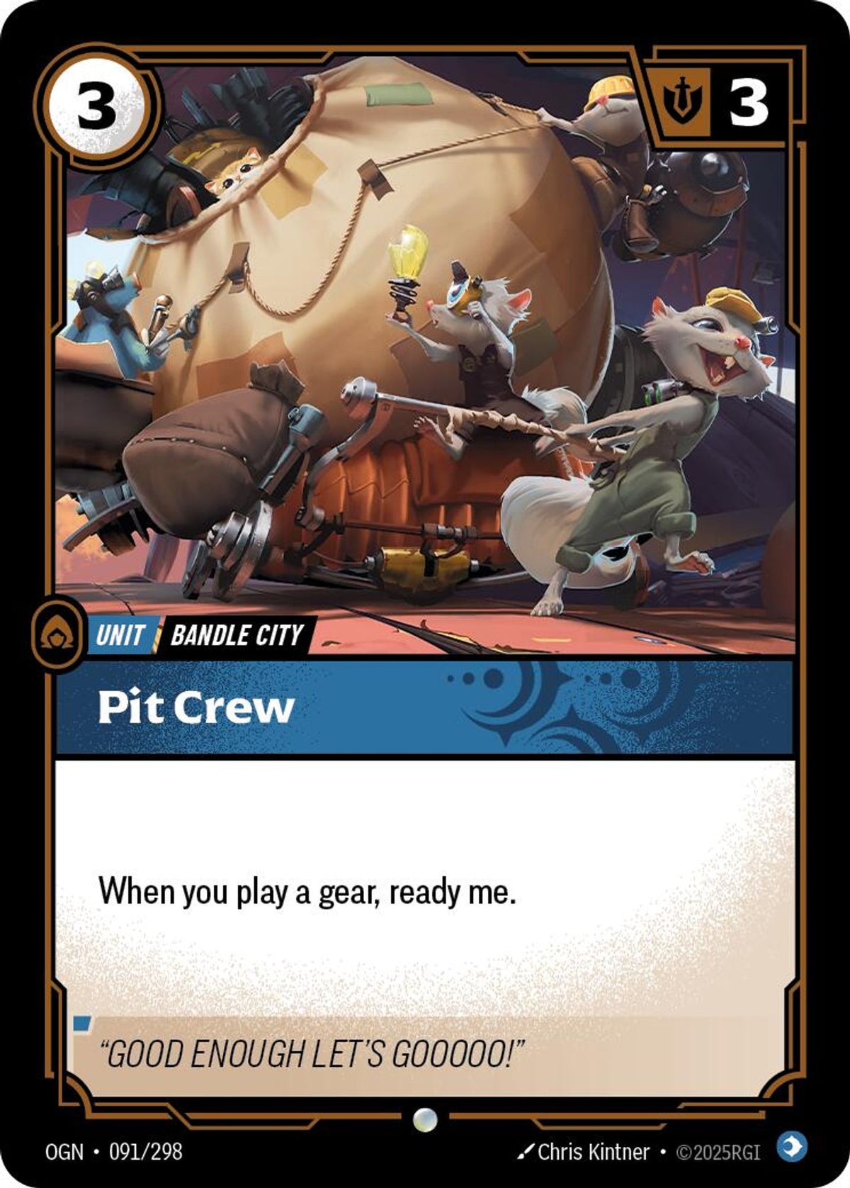 Pit Crew - Origins
