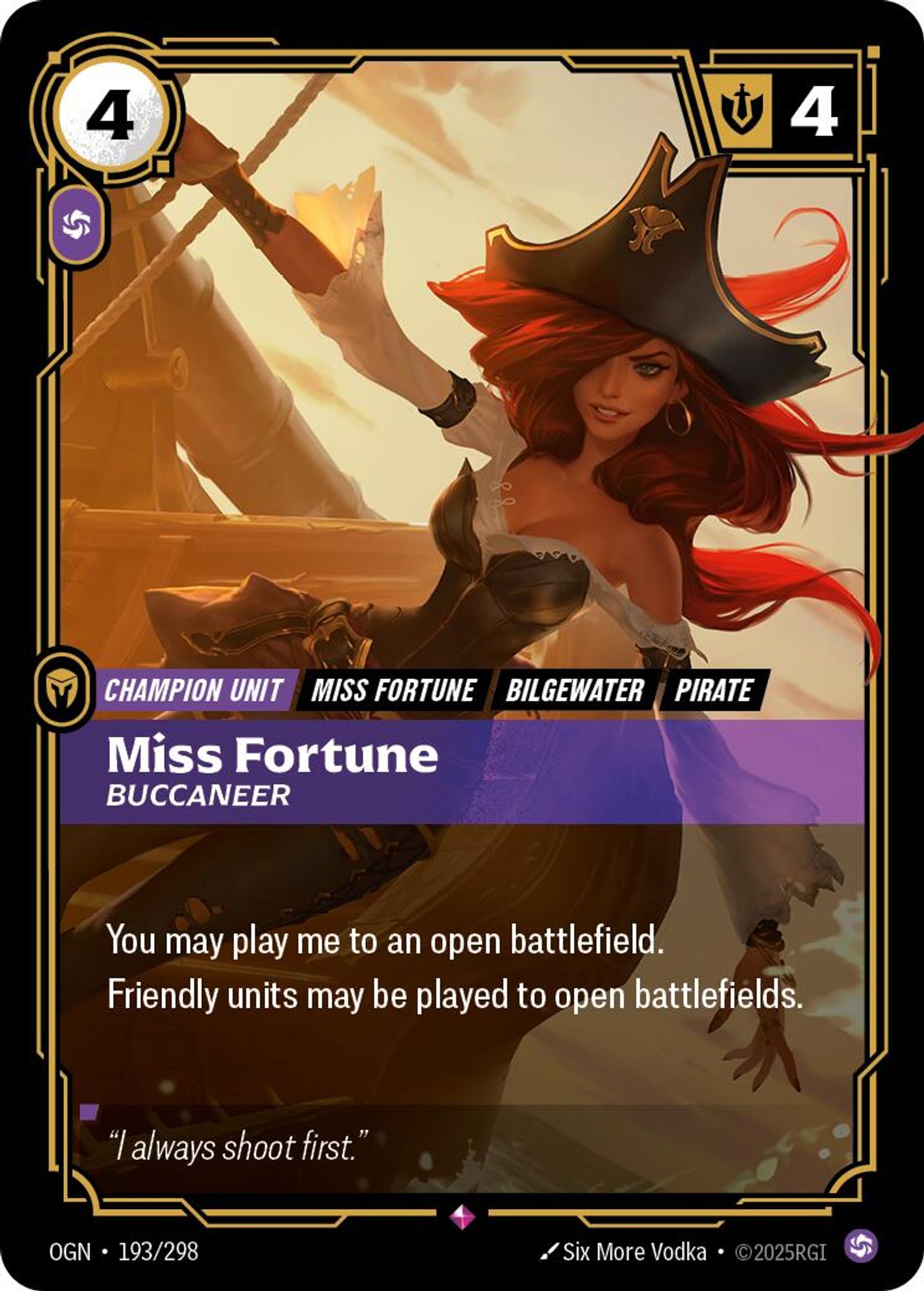 Miss Fortune - Buccaneer