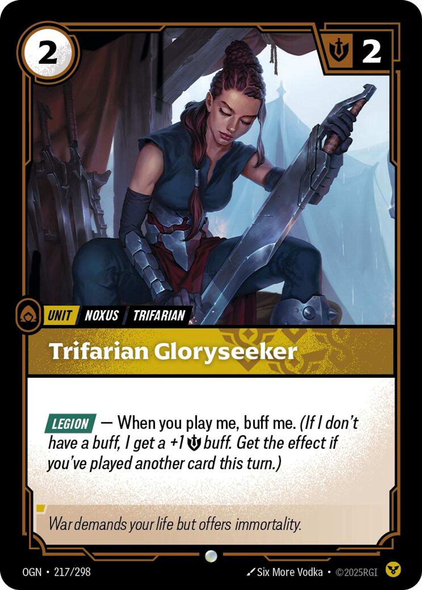 Trifarian Gloryseeker - Origins