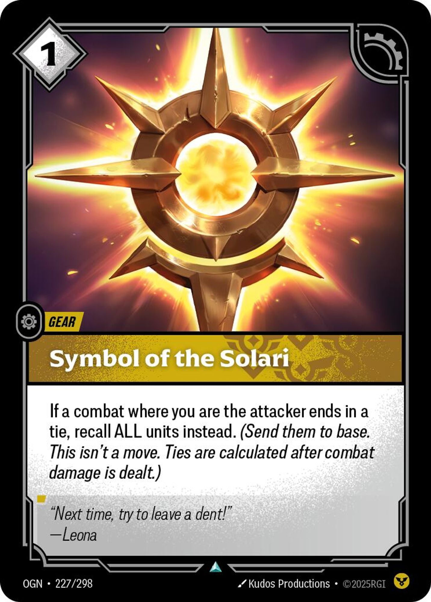 Symbol of the Solari - Origins
