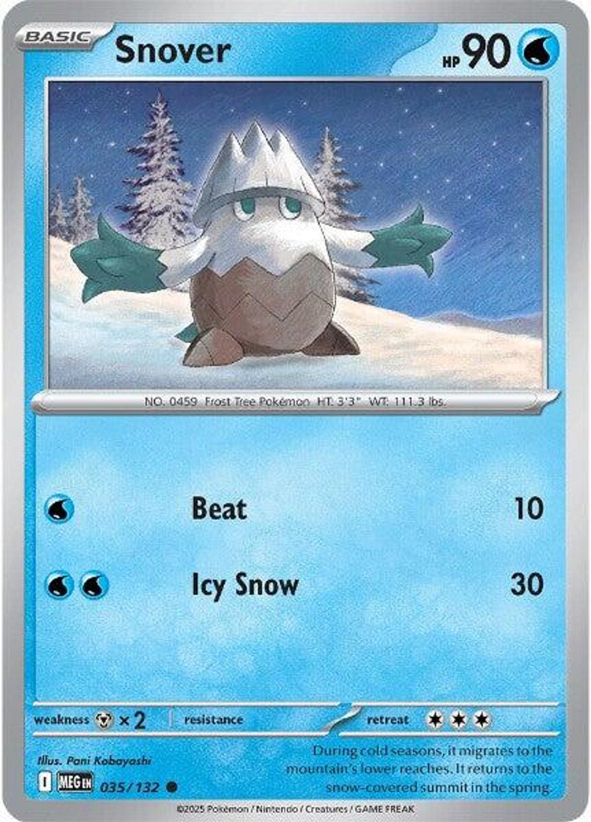 Snover - 035/132 - ME01: Mega Evolution