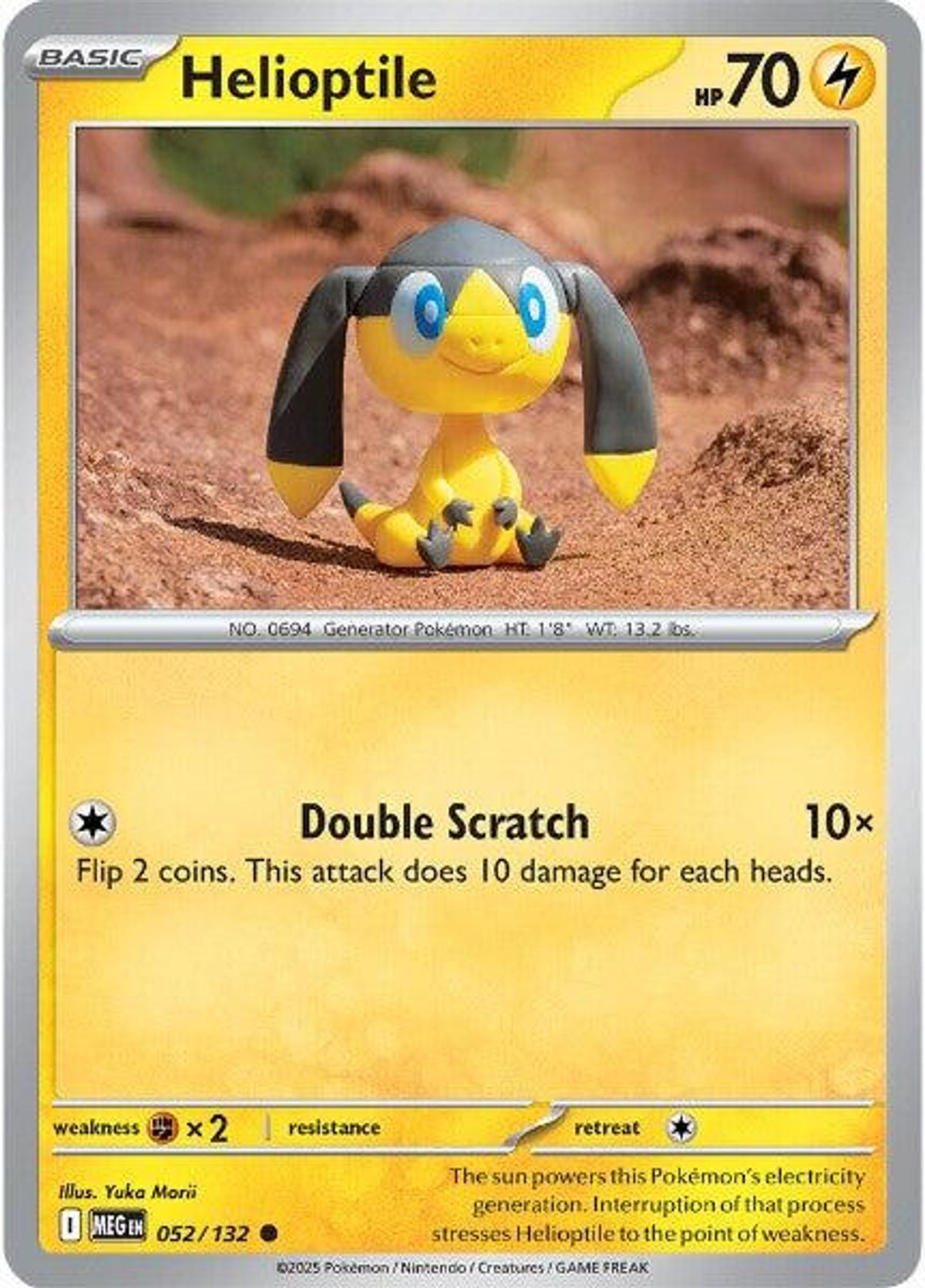 Helioptile - 052/132 - ME01: Mega Evolution