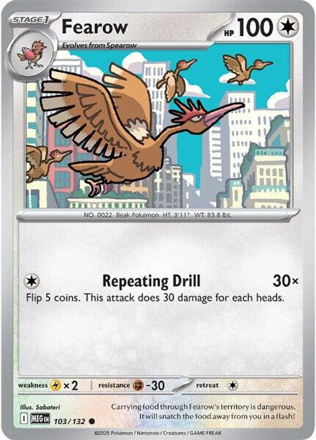 Fearow - ME01: Mega Evolution