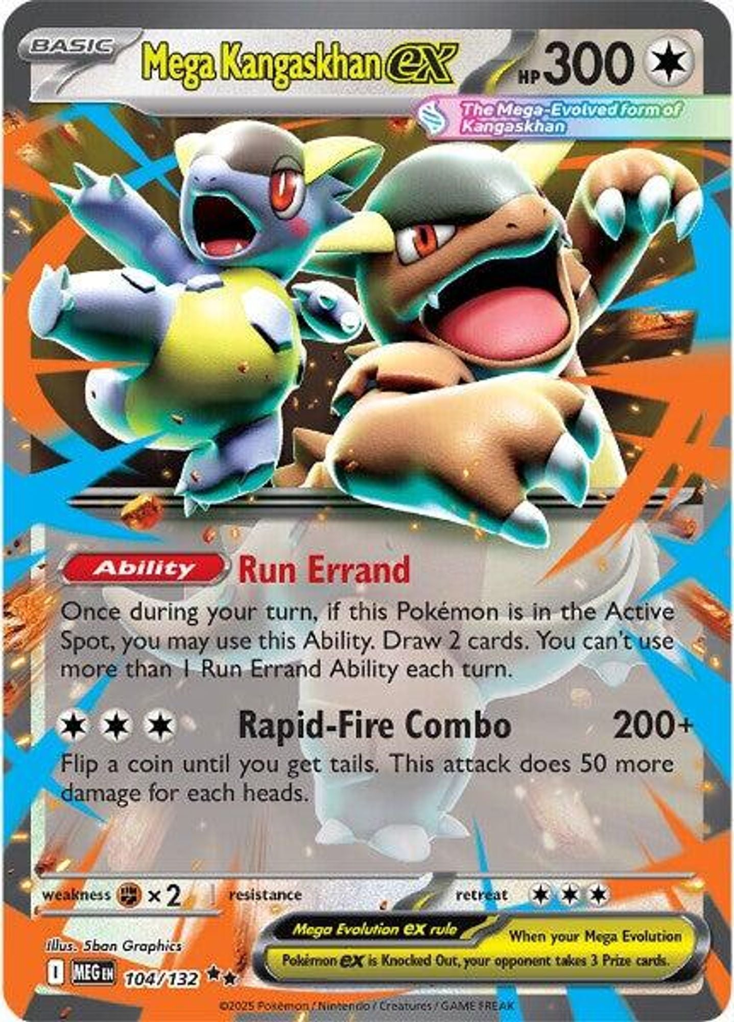 Mega Kangaskhan ex - 104/132 - ME01: Mega Evolution