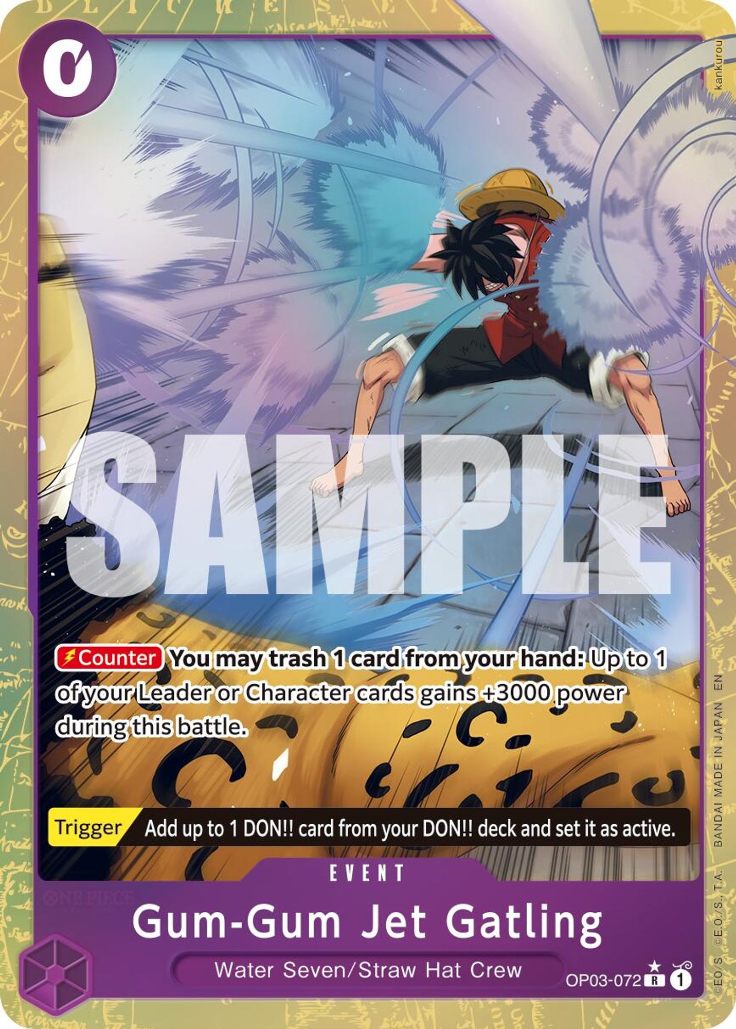 Gum-Gum Jet Gatling (Alternate Art)