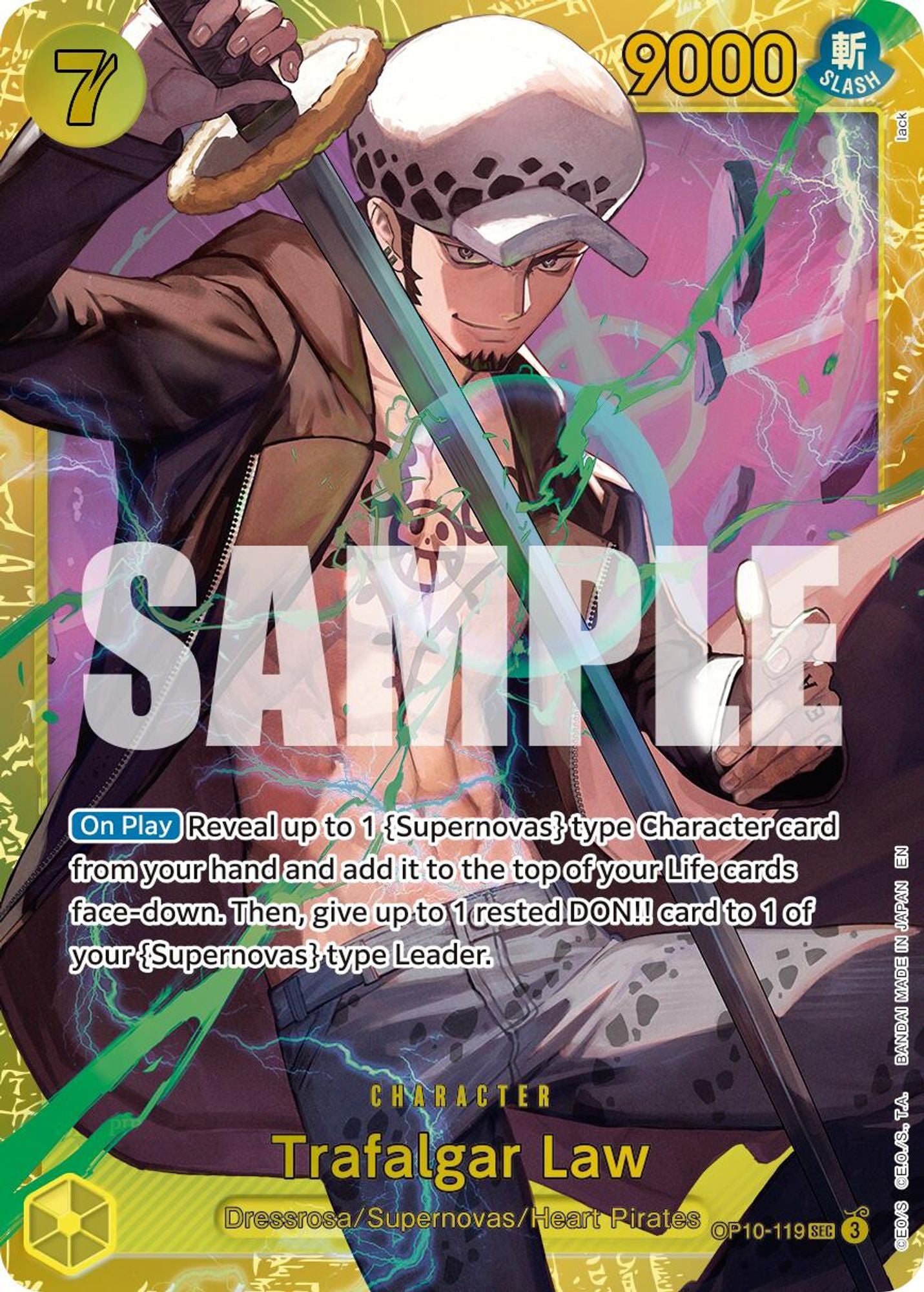 Trafalgar Law - OP10-119 (Reprint)