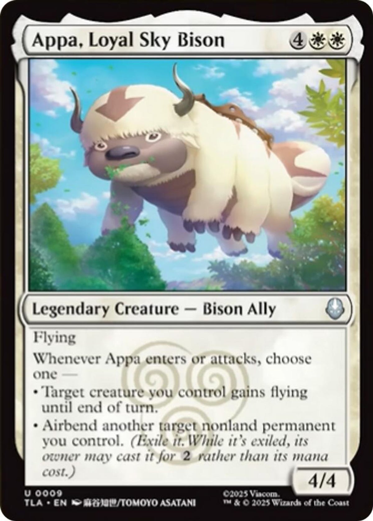 Appa, Loyal Sky Bison - Avatar: The Last Airbender