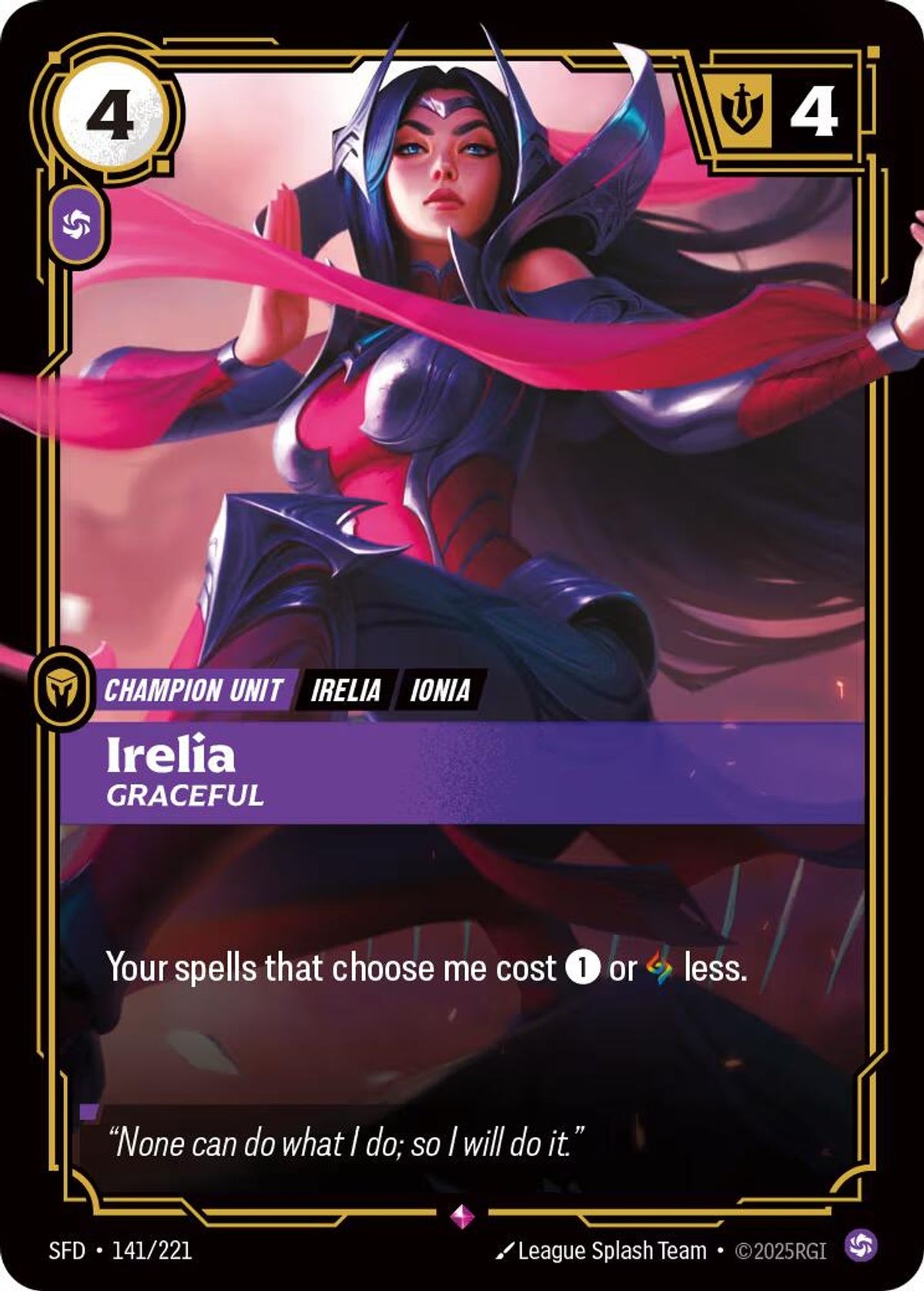 Irelia, Graceful