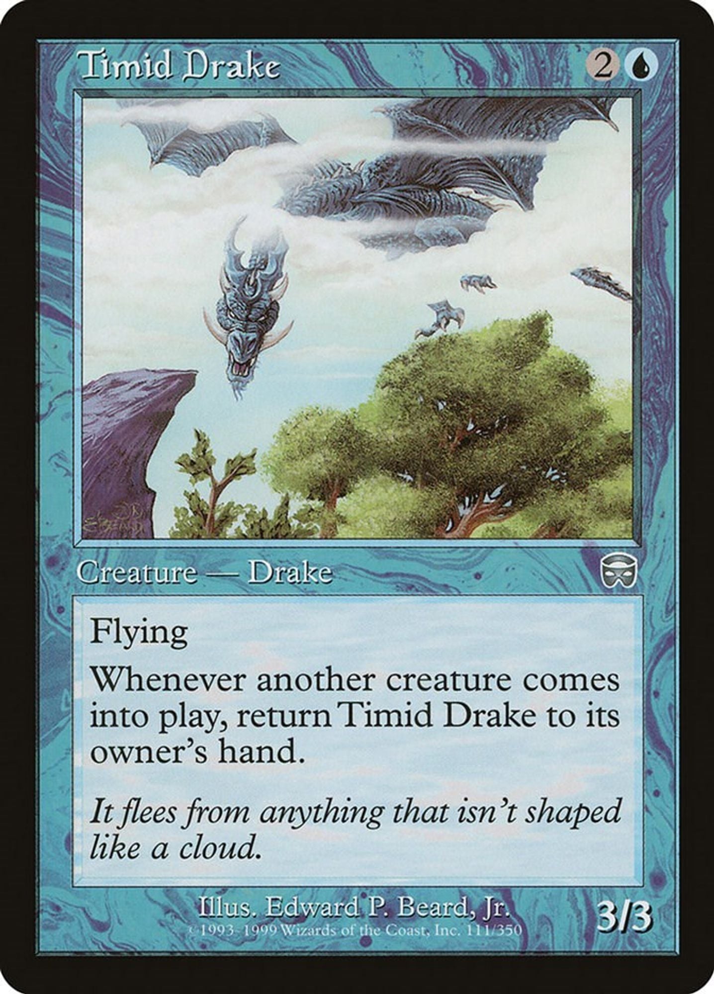 Timid Drake - Mercadian Masques