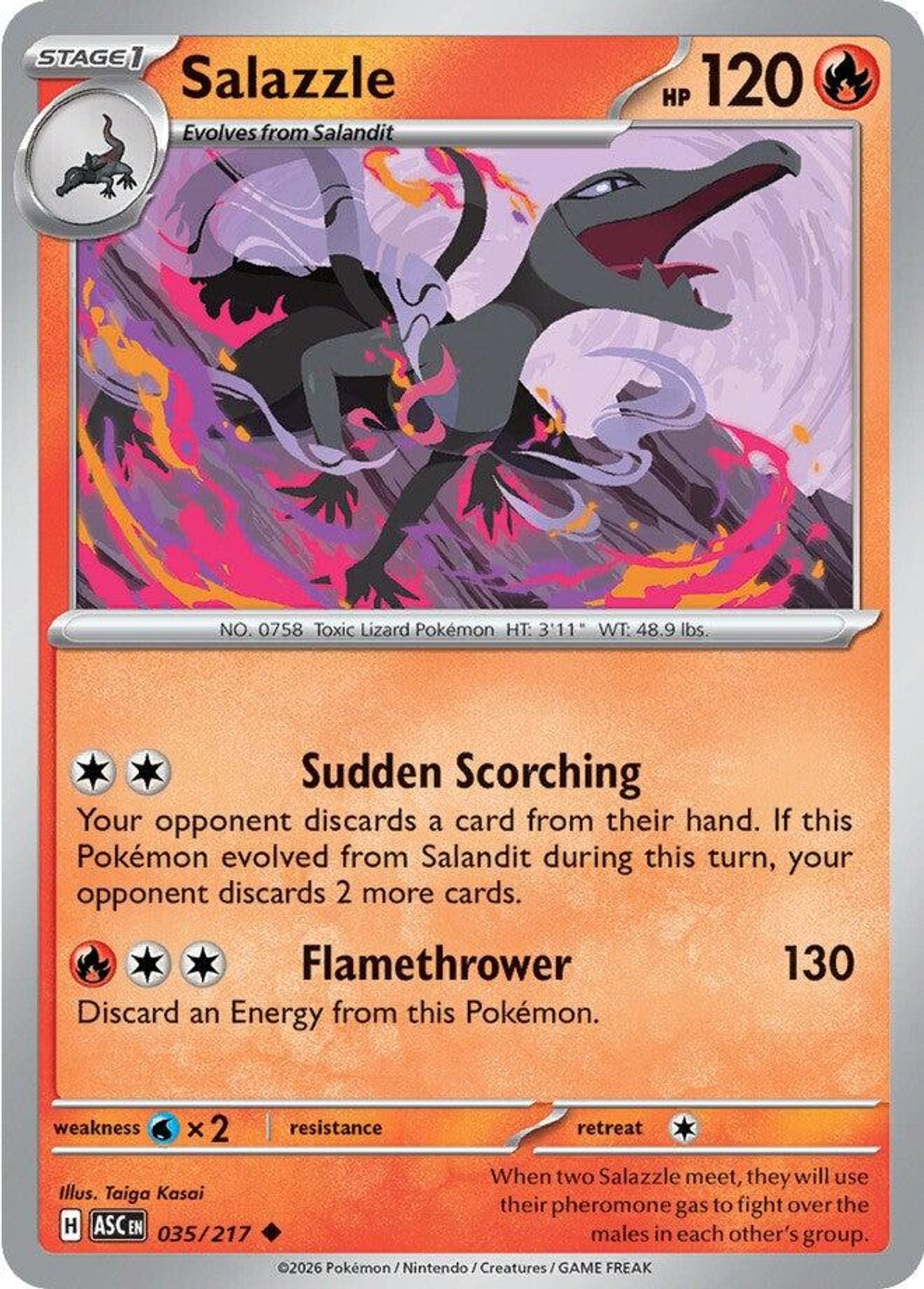 Salazzle - 035/217 - ME: Ascended Heroes