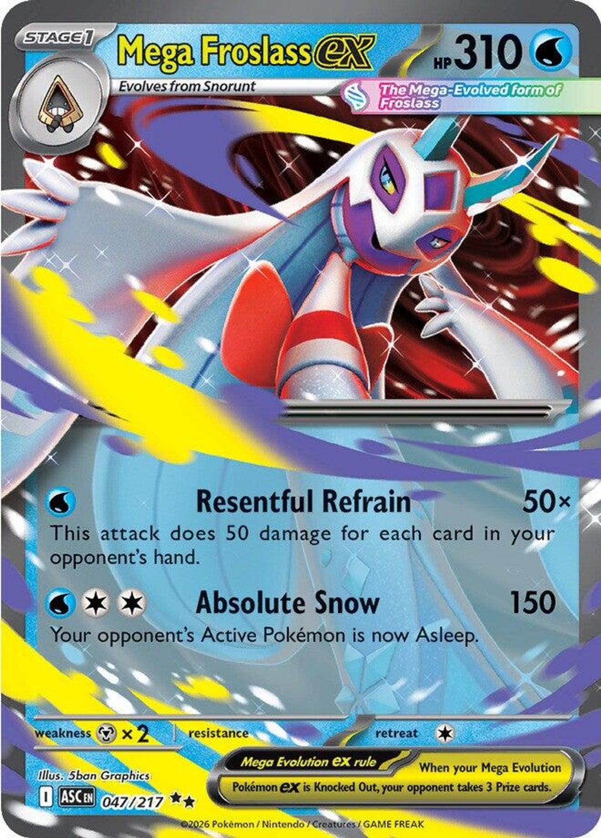 Mega Froslass ex - 047/217 - ME: Ascended Heroes