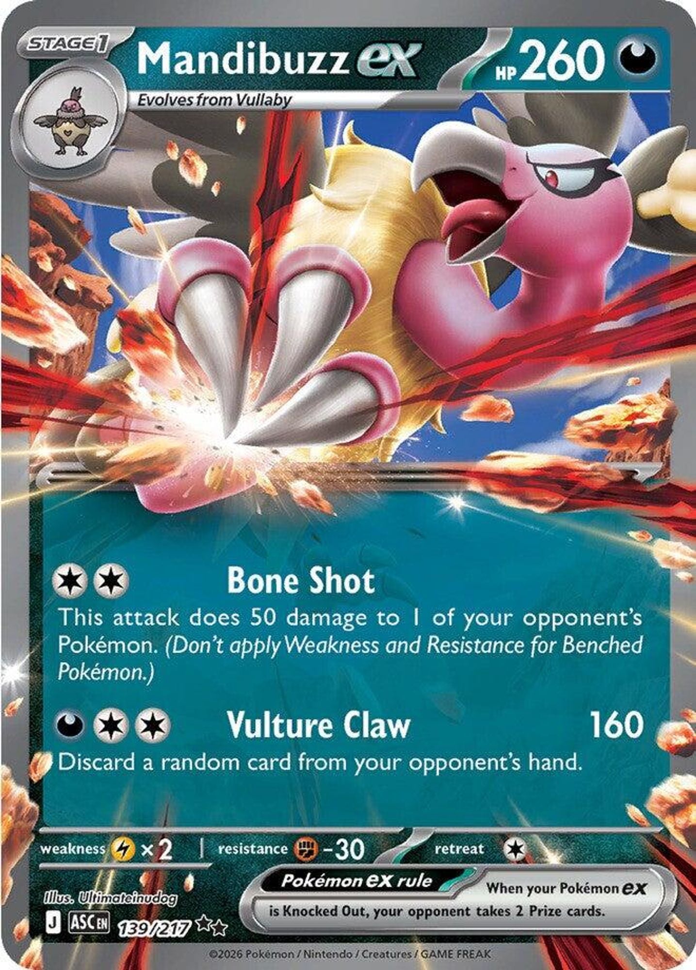 Mandibuzz ex - ME: Ascended Heroes