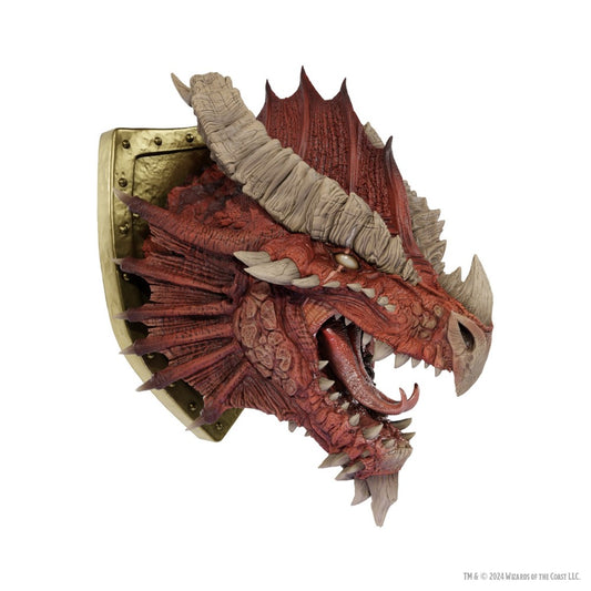 D&D Replicas of the Realms: Ancient Red Dragon Trophy Plaque – Limited Edition 50th Anniversary