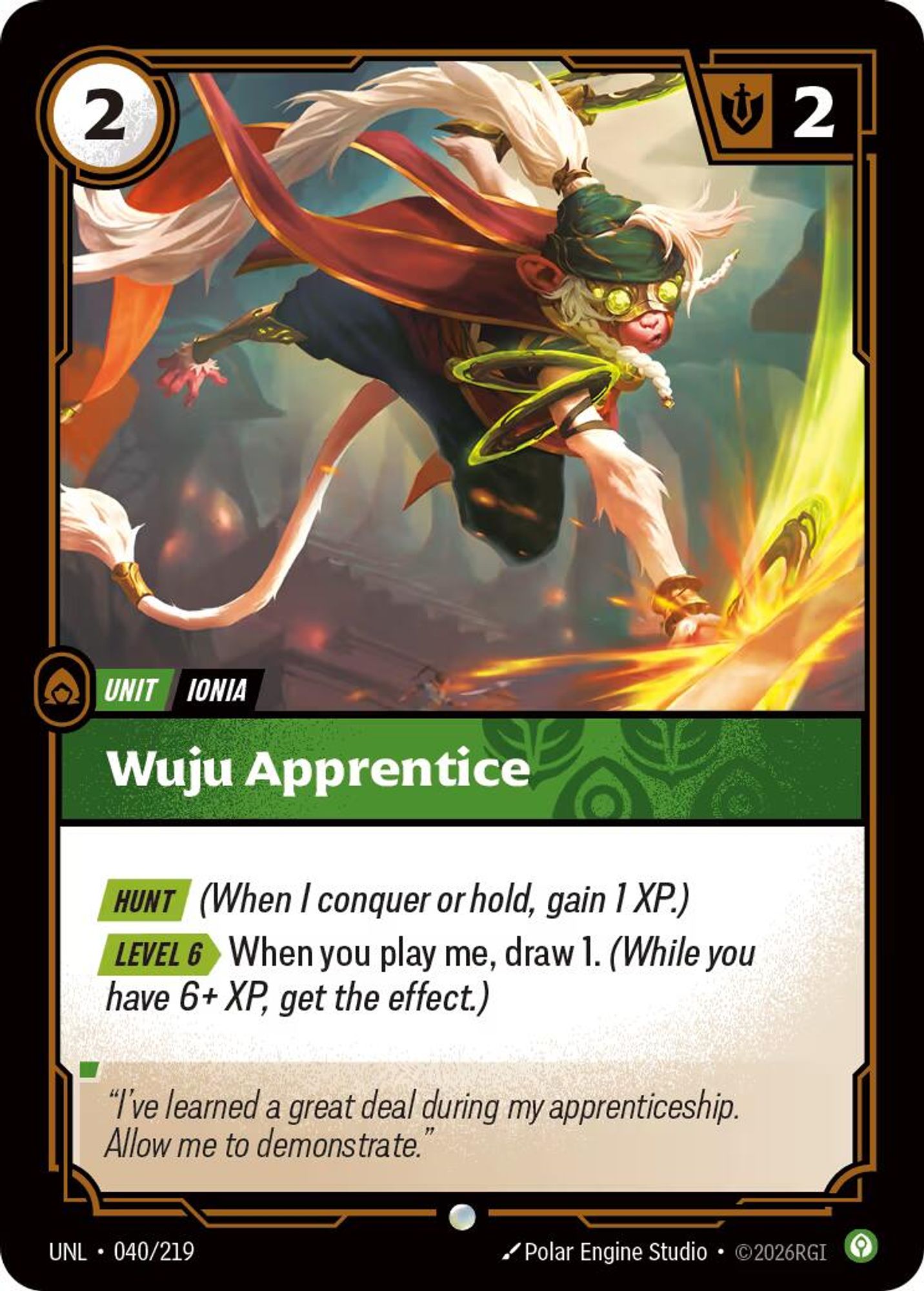 Wuju Apprentice - Unleashed