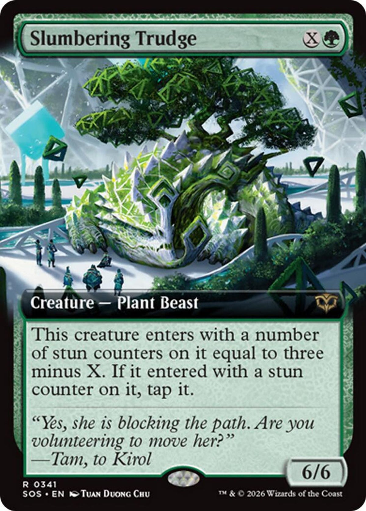 Slumbering Trudge (Extended Art) - Secrets of Strixhaven